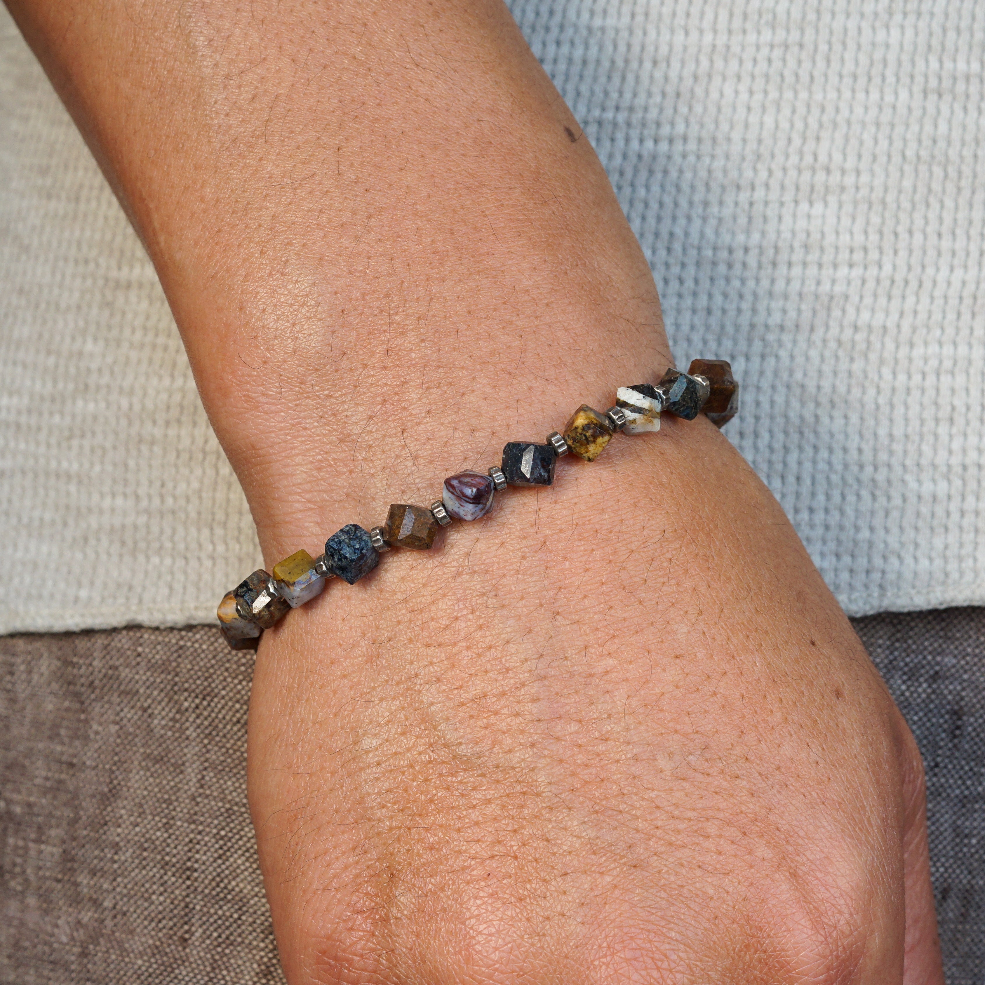 Talon Bracelet | Pietersite & Sterling Silver