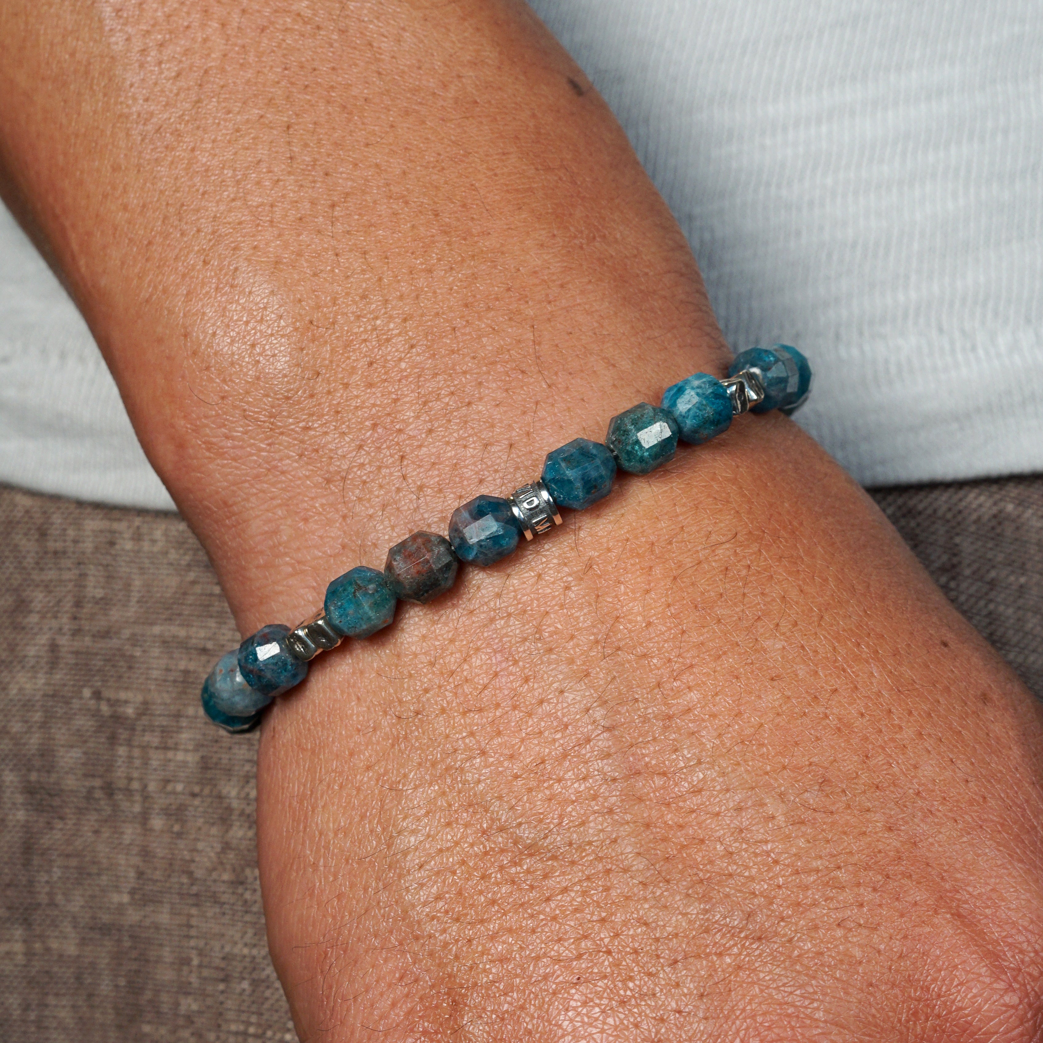Tidewalker Bracelet | Apatite & Sterling Silver