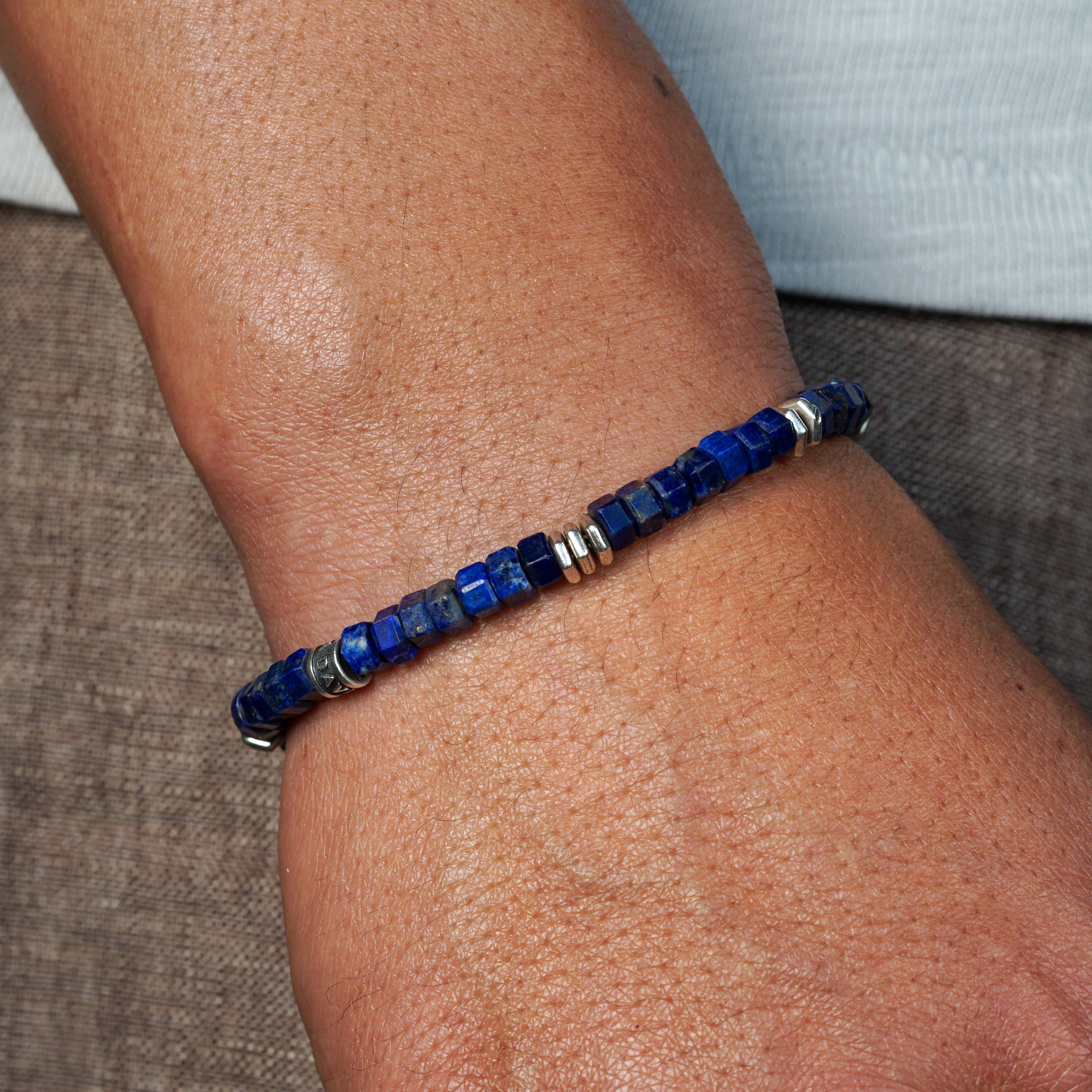 Verge Bracelet | Lapis Lazuli & Sterling Silver
