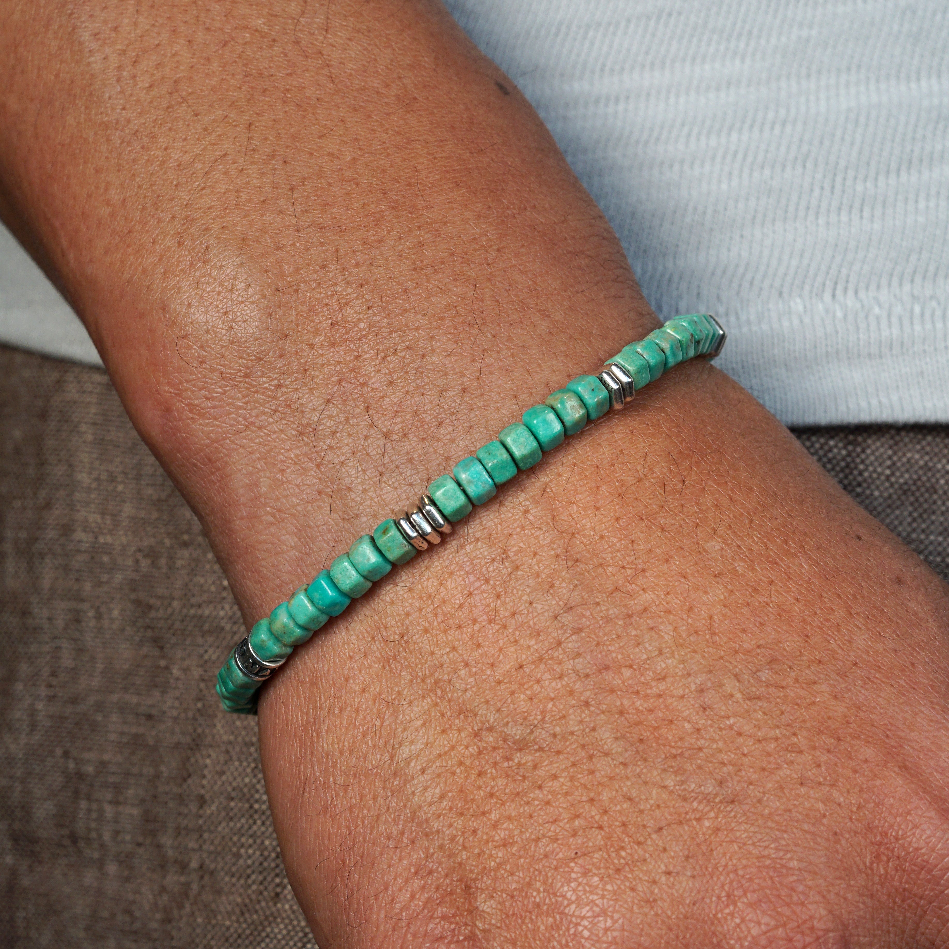 Verge Bracelet | Turquoise & Sterling Silver