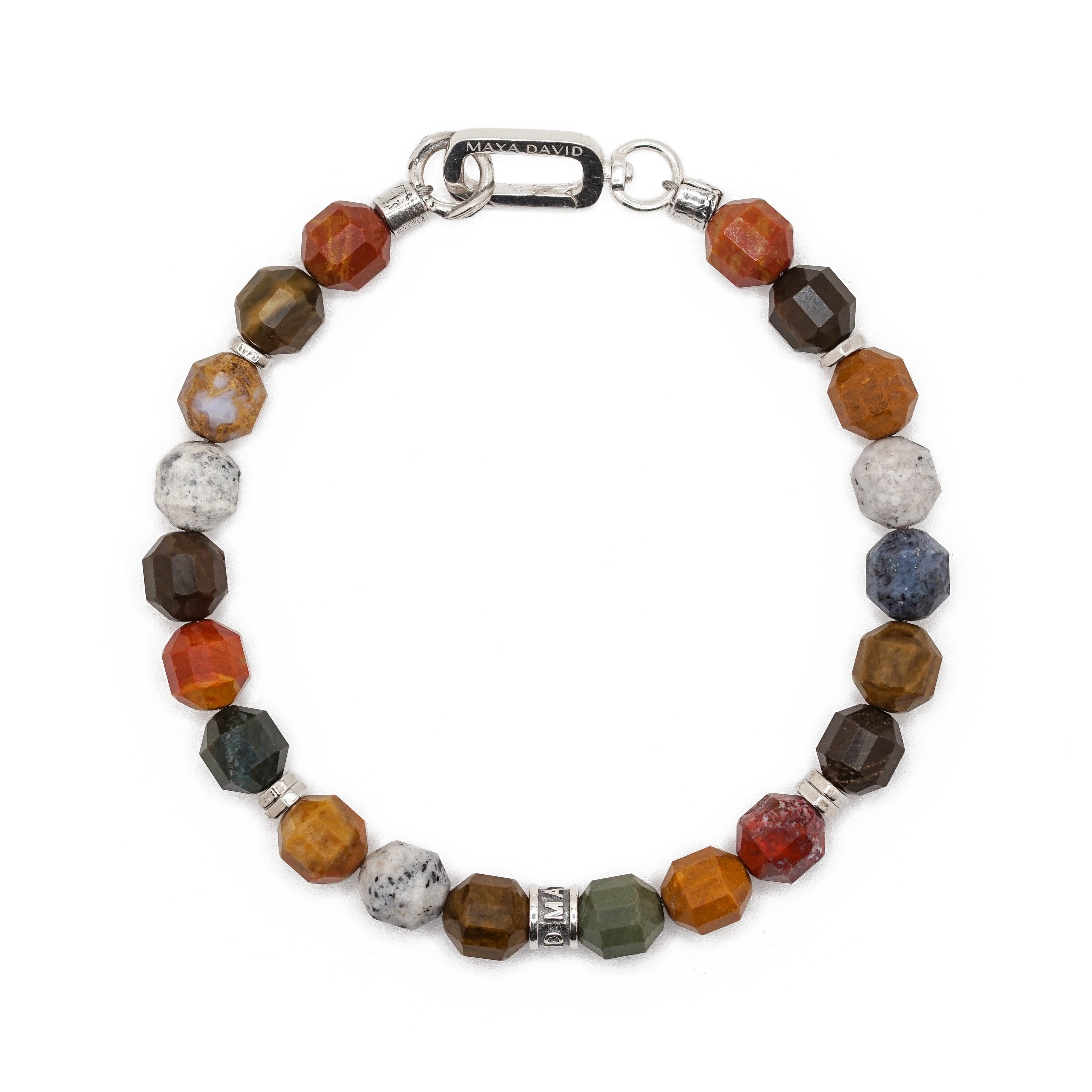 Voyager Bracelet | Ocean Jasper & Sterling Silver
