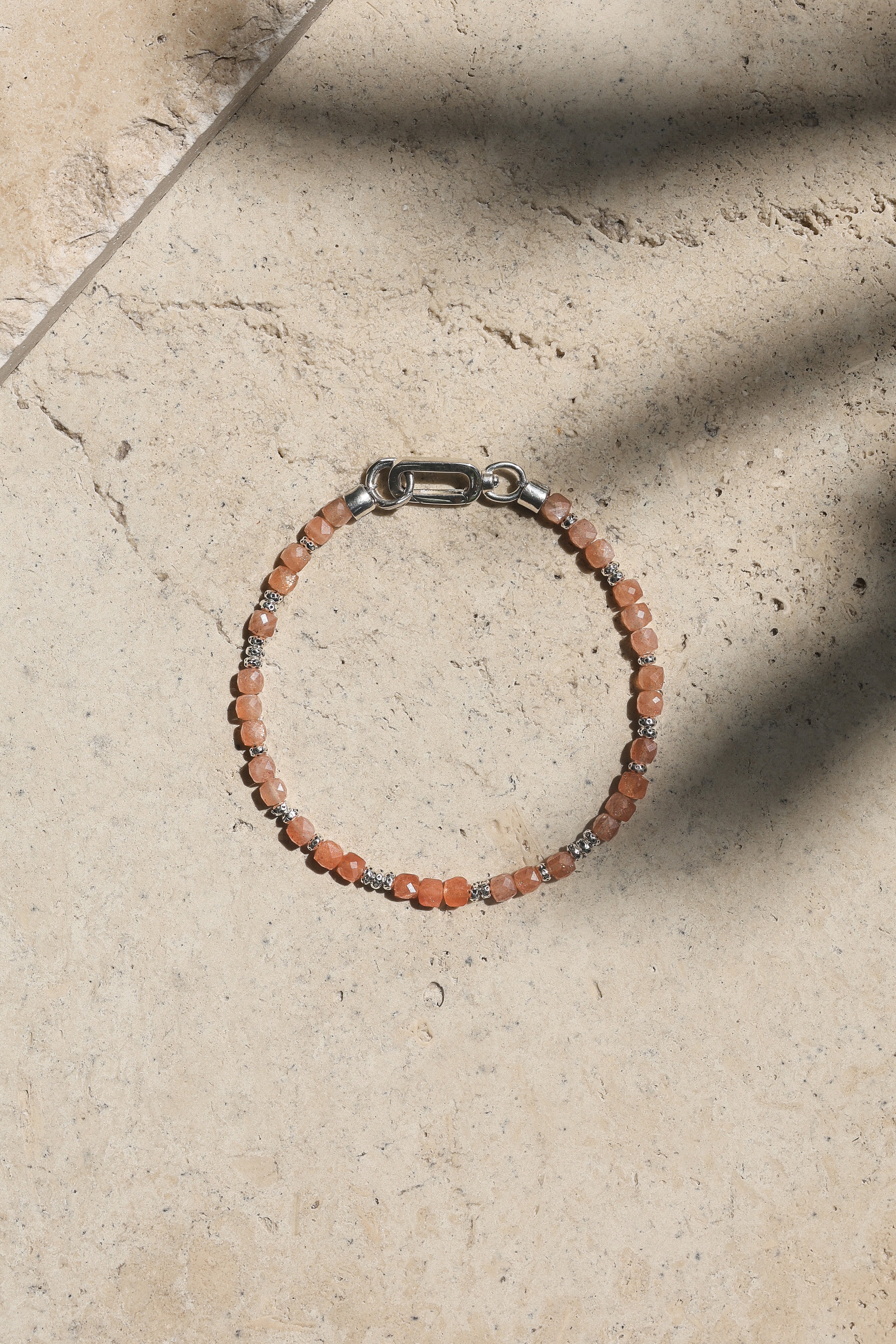 Axis Bracelet | Sunstone & Sterling Silver