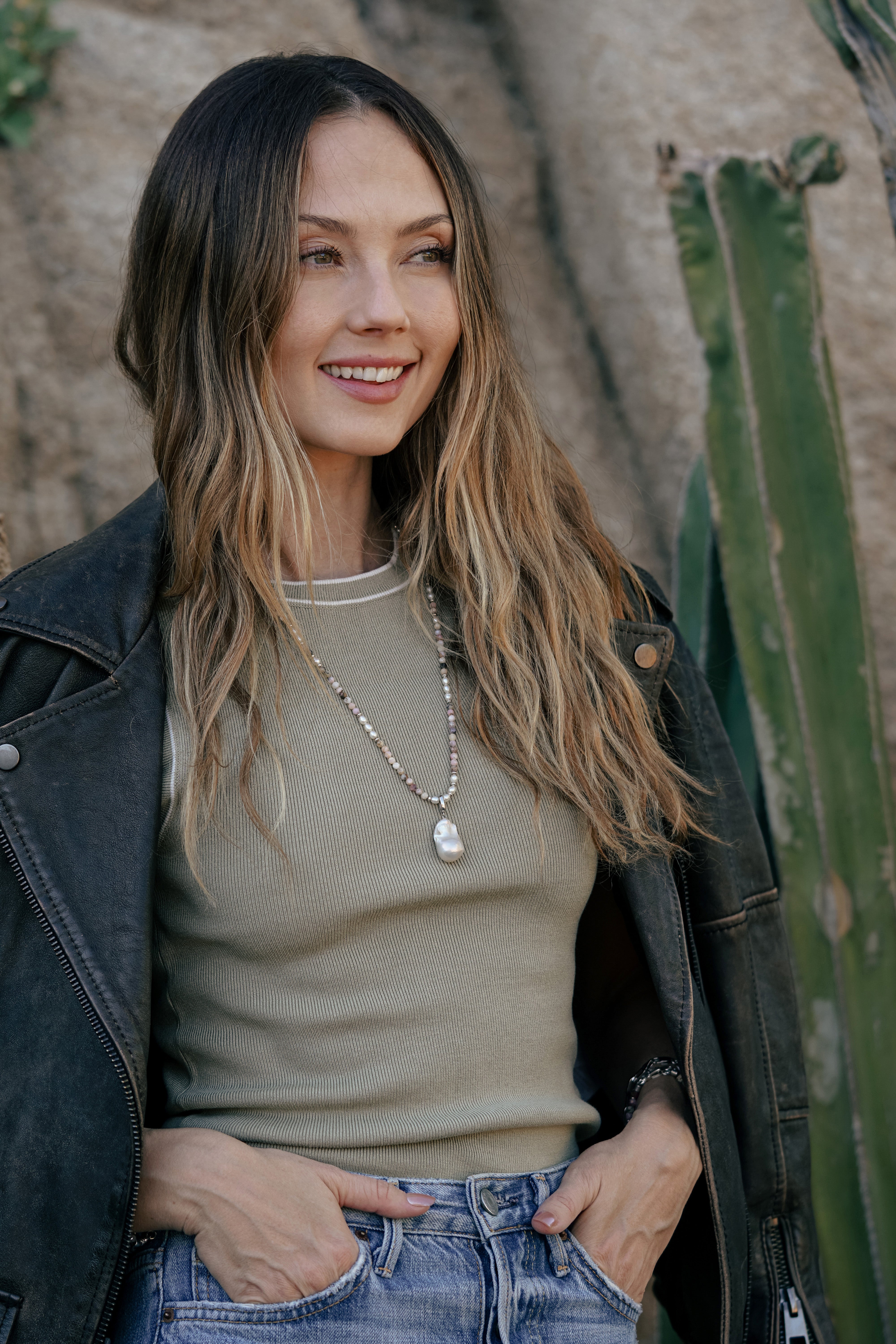 Baroque Pearl Pendant | Sterling Silver
