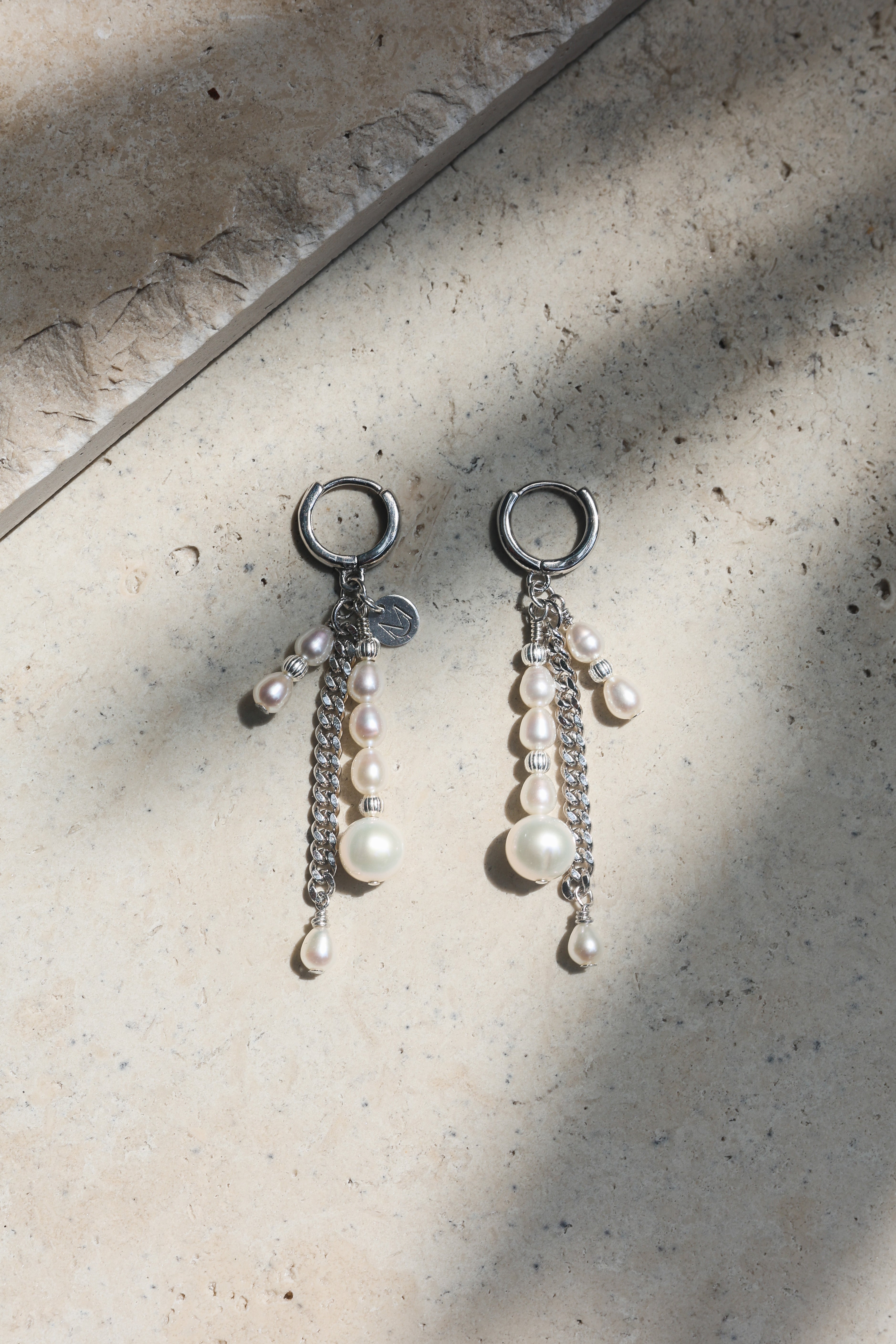 Drift Earrings | Pearls & Sterling Silver
