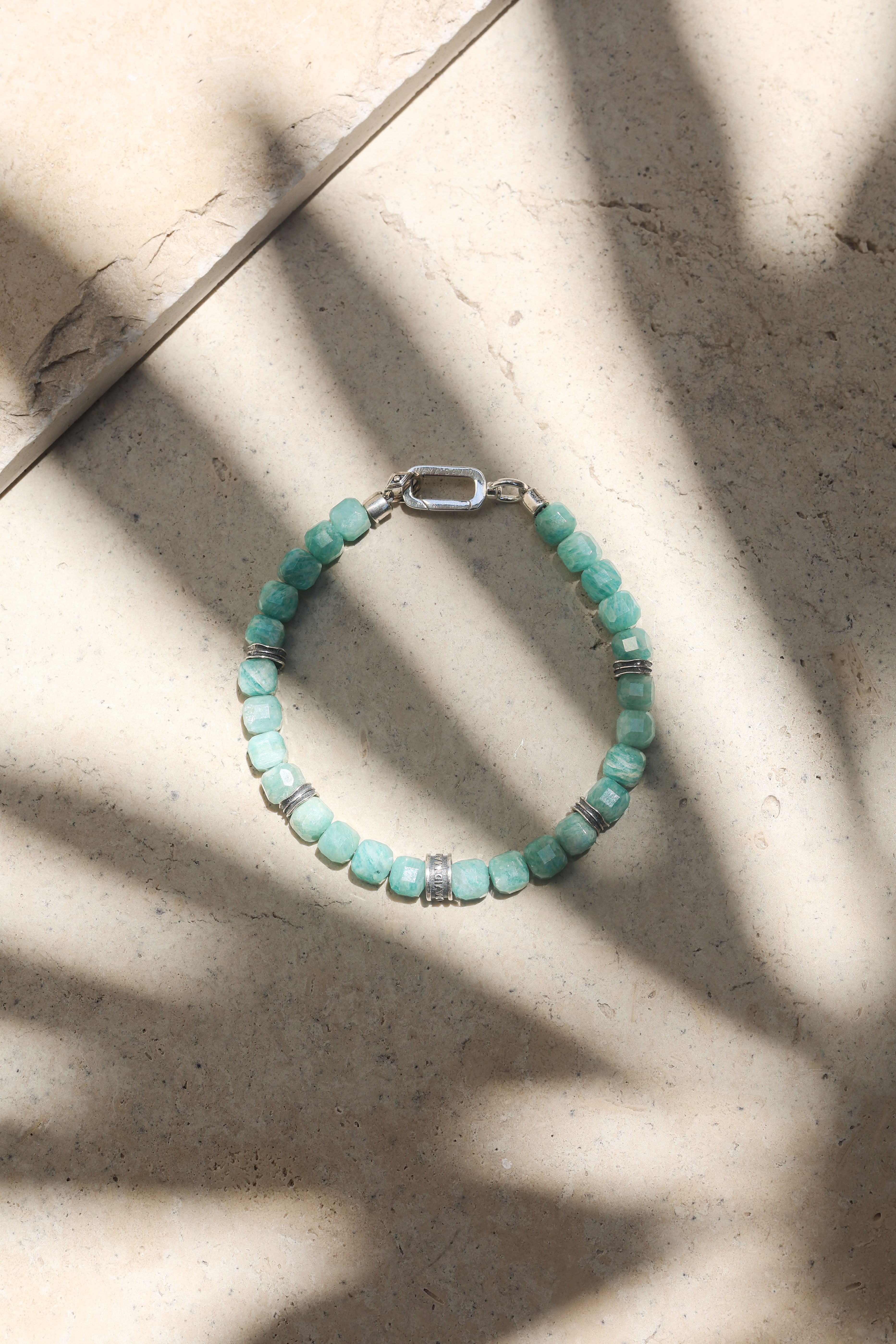 Equinox Bracelet | Amazonite & Sterling Silver