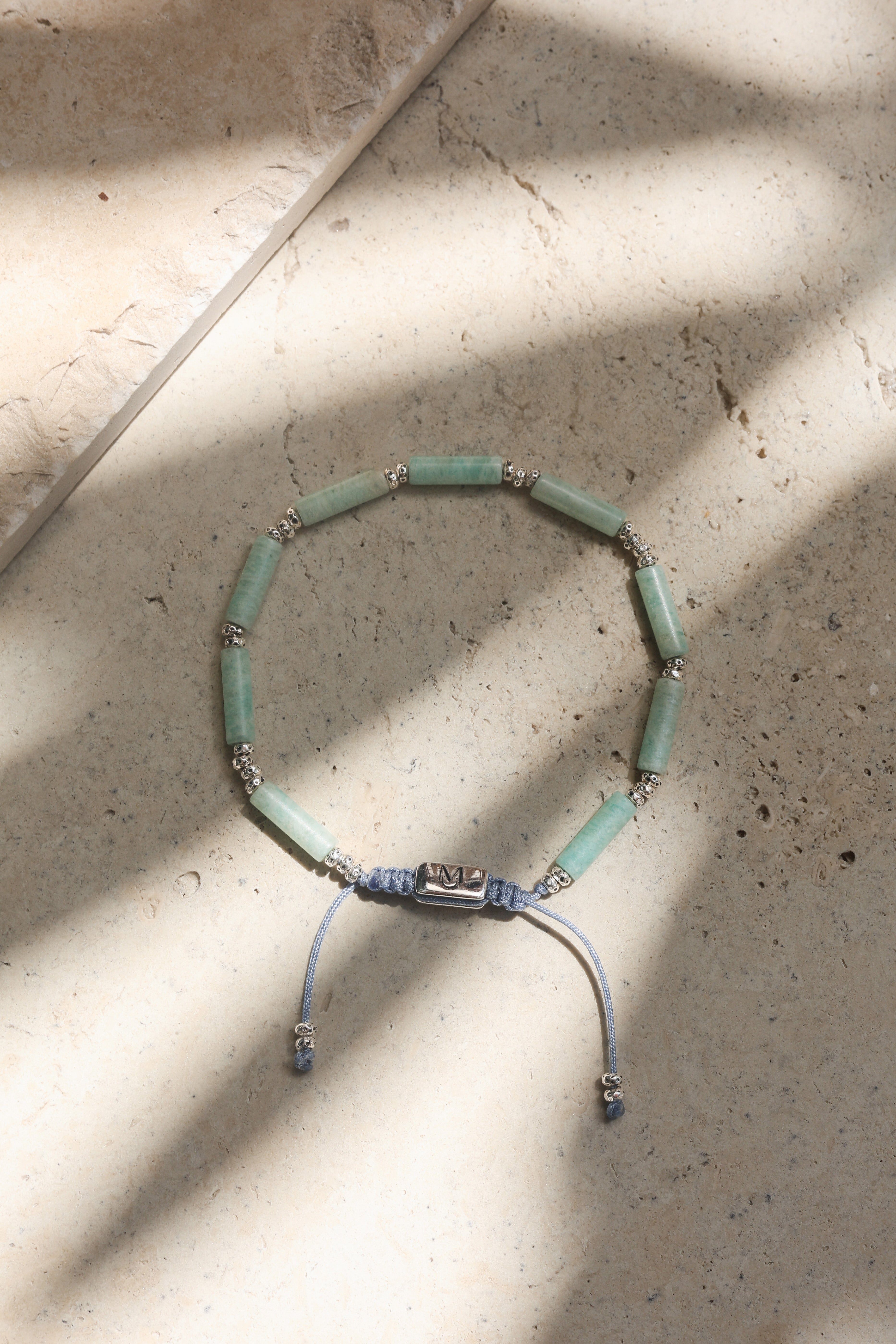 Pillar Bracelet | Amazonite & Sterling Silver