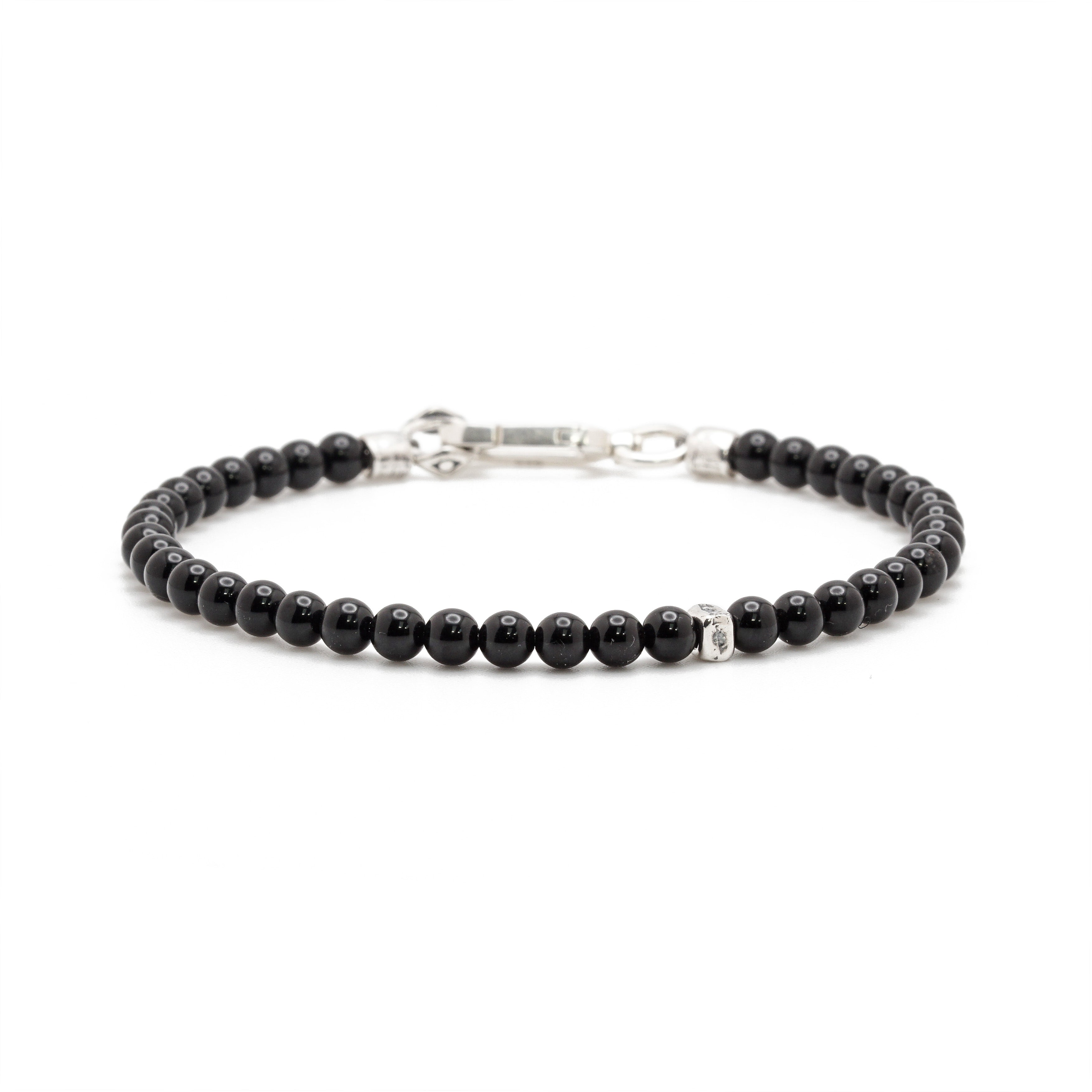 Signature Slim Bracelet | Black Onyx