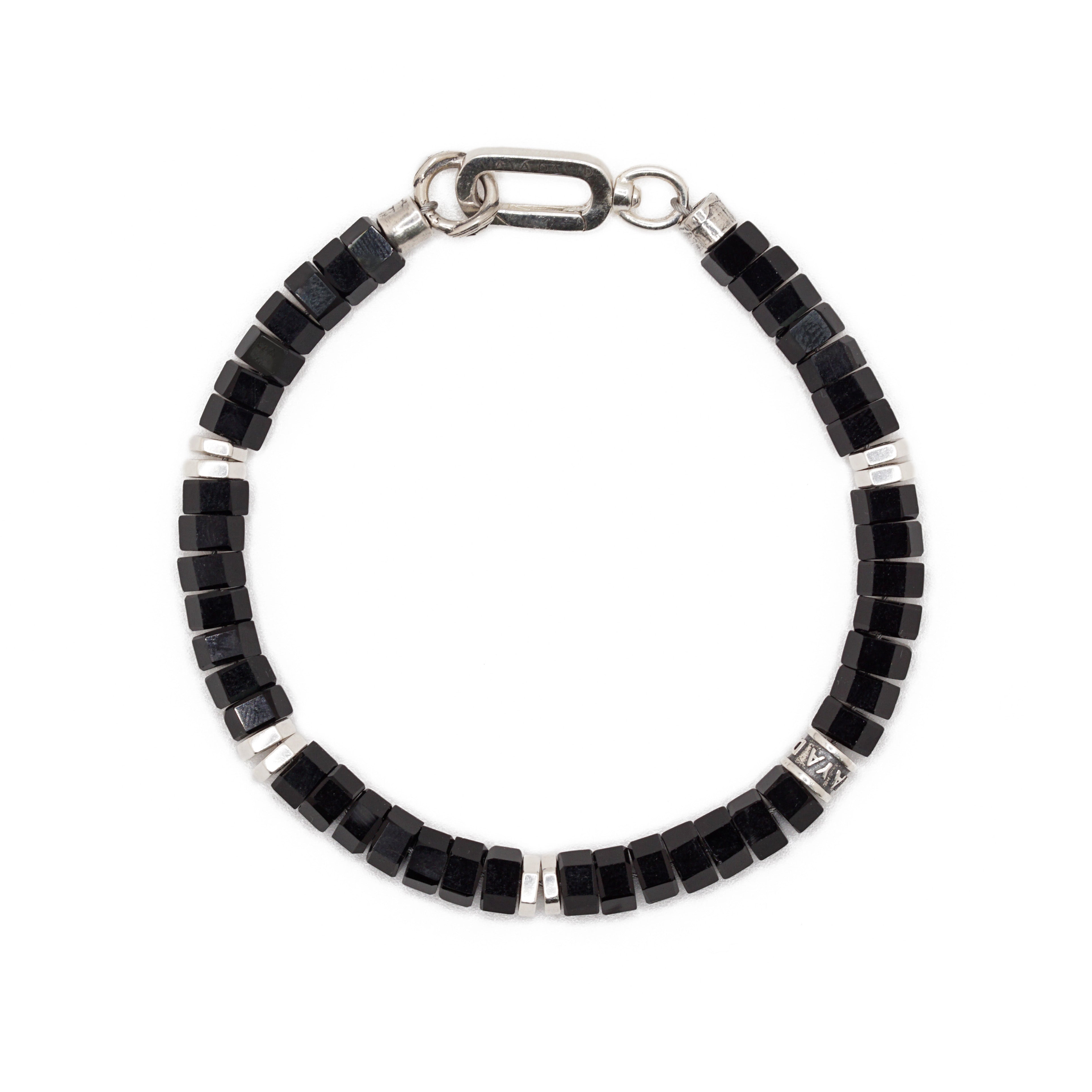 Verge Bracelet | Black Obsidian & Sterling Silver