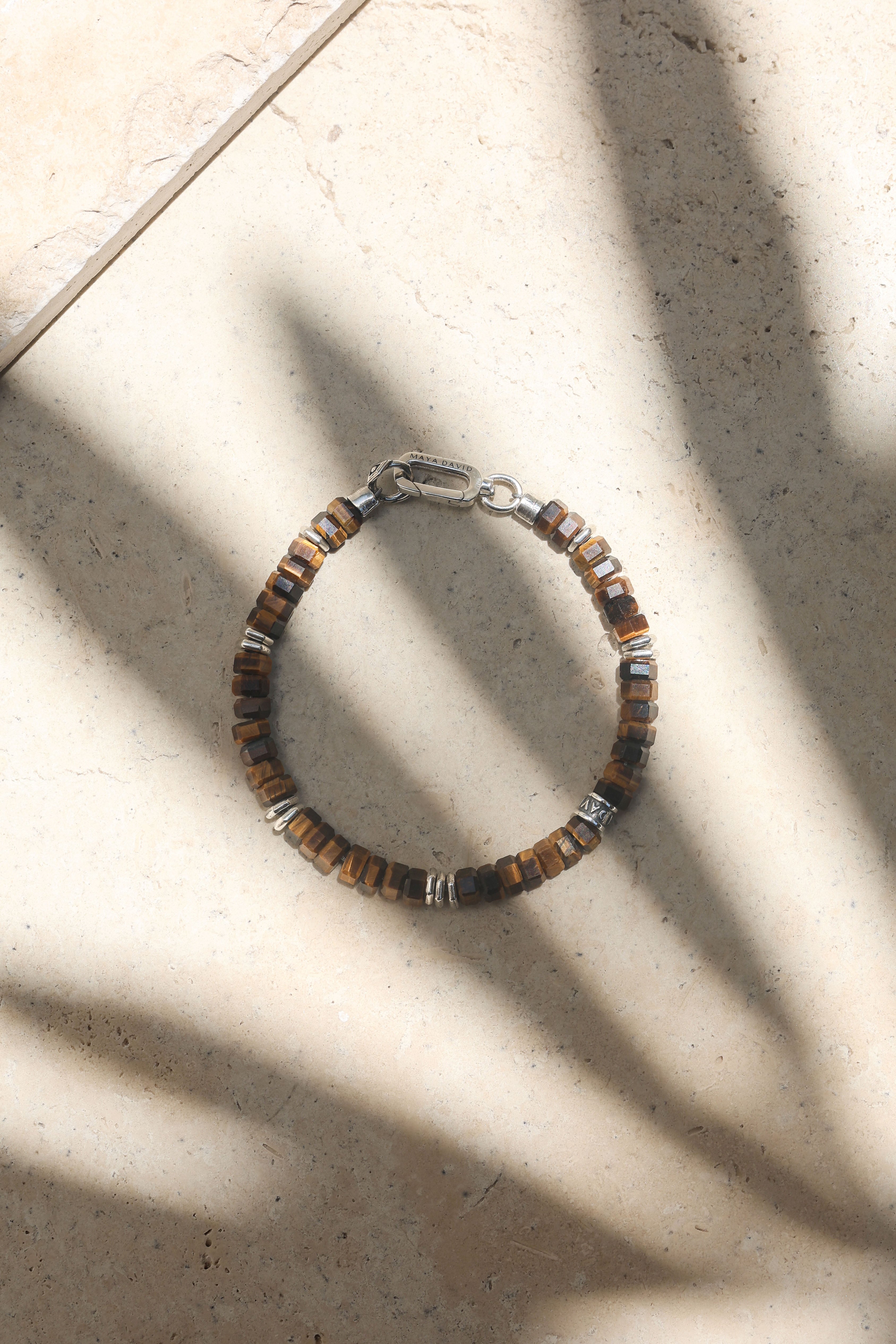 Verge Bracelet | Tiger's Eye & Sterling Silver