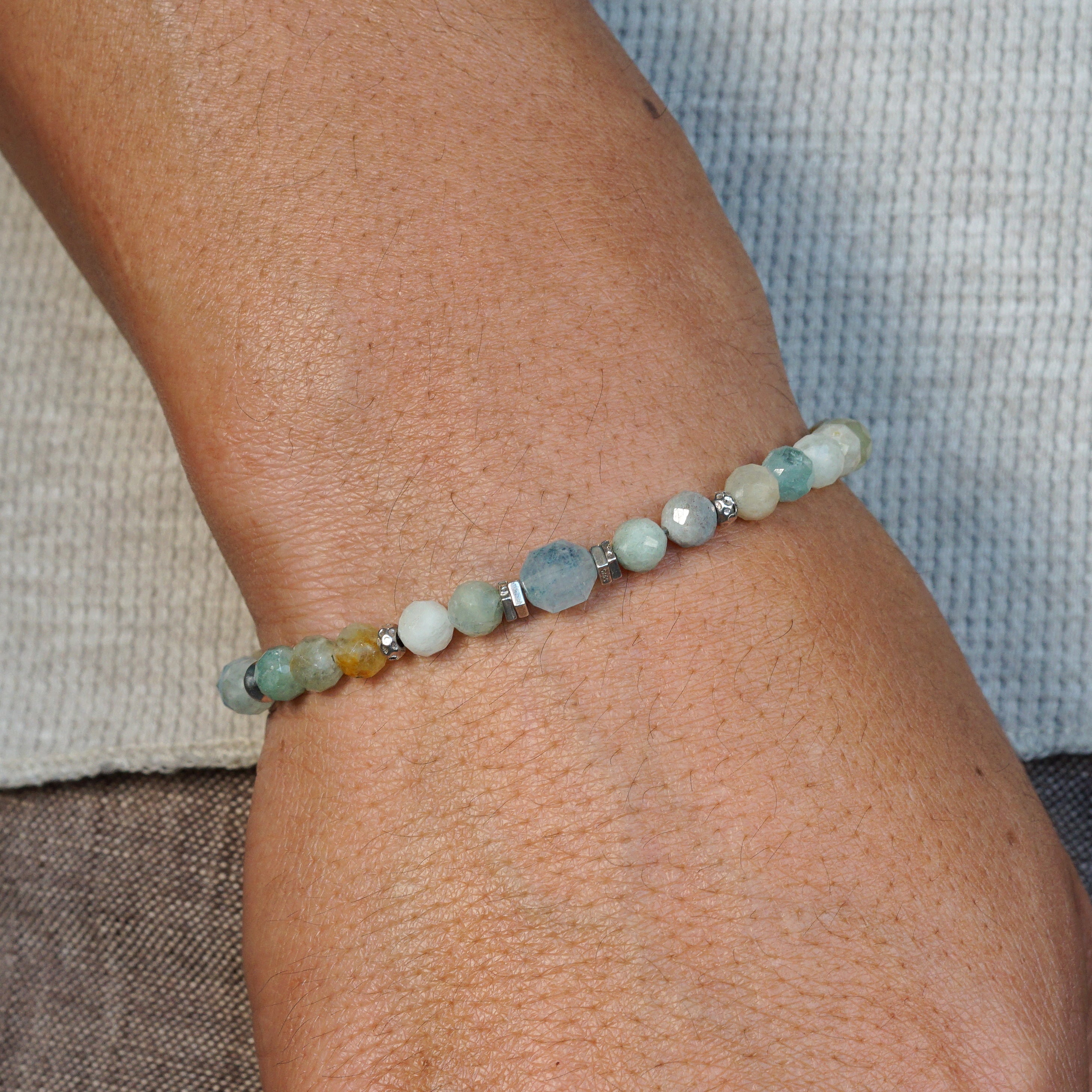 Azul Bracelet | Aquamarine & Sterling Silver