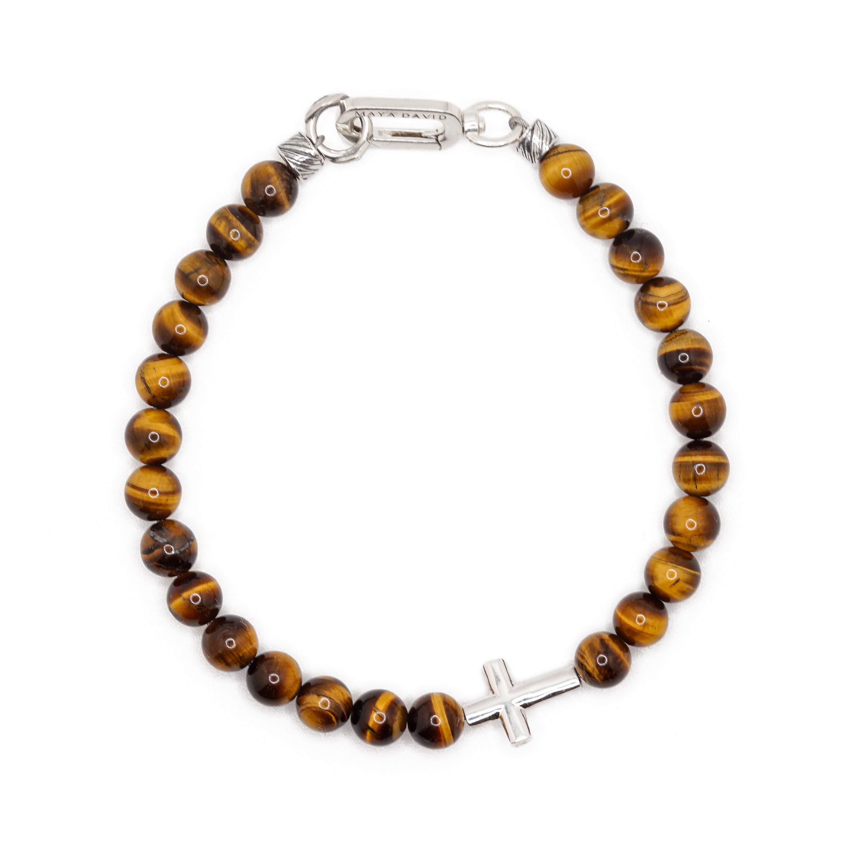 Crossroads Bracelet | Tiger's Eye & Sterling Silver