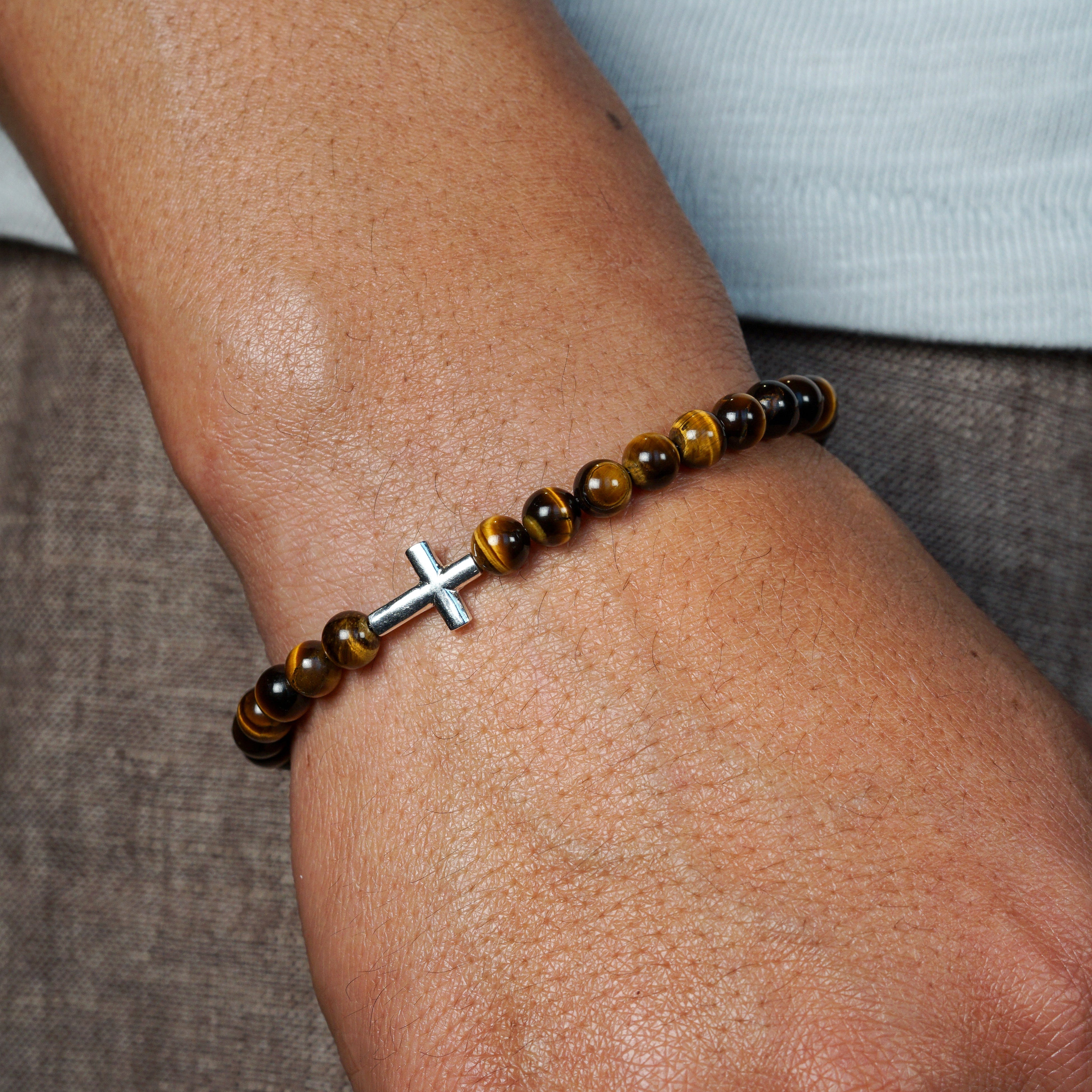 Crossroads Bracelet | Tiger's Eye & Sterling Silver