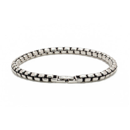 Box Chain Bracelet | Sterling Silver | 5mm