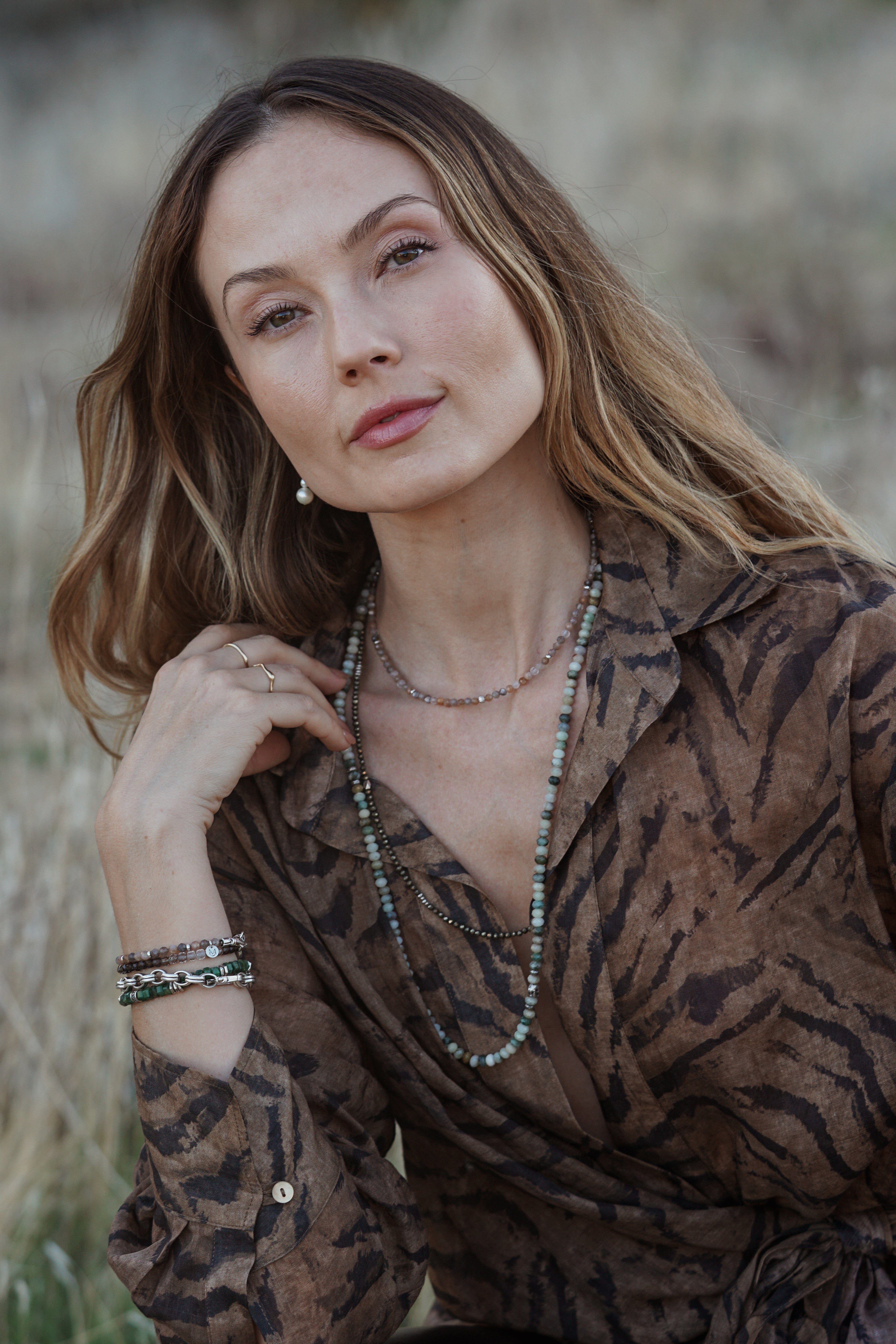 Ghost Jade Necklace | Burmese Jade & Sterling Silver