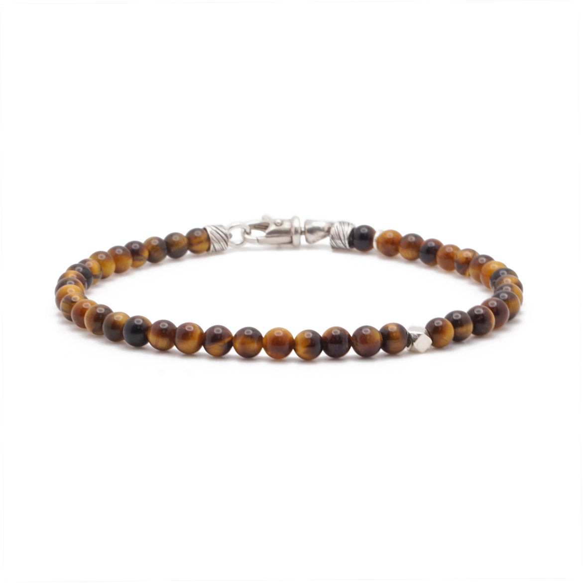 Tiger's Eye | Sterling Silver | 4mm