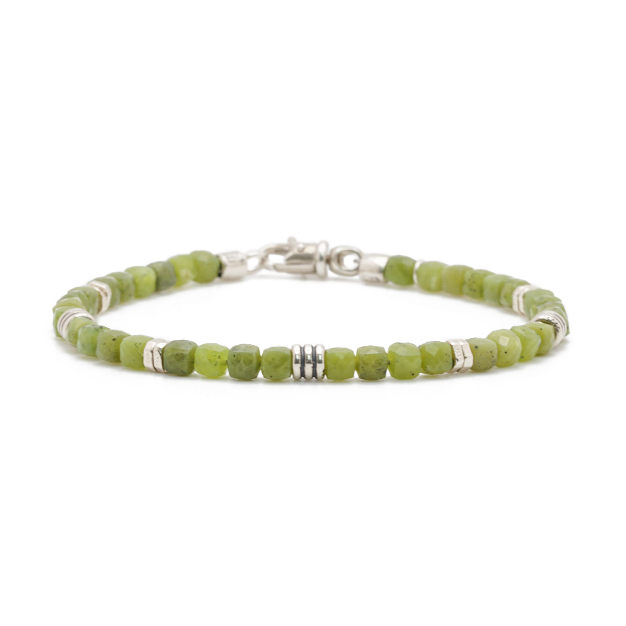 StoneWave Bracelet | Canadian Jade & Sterling Silver