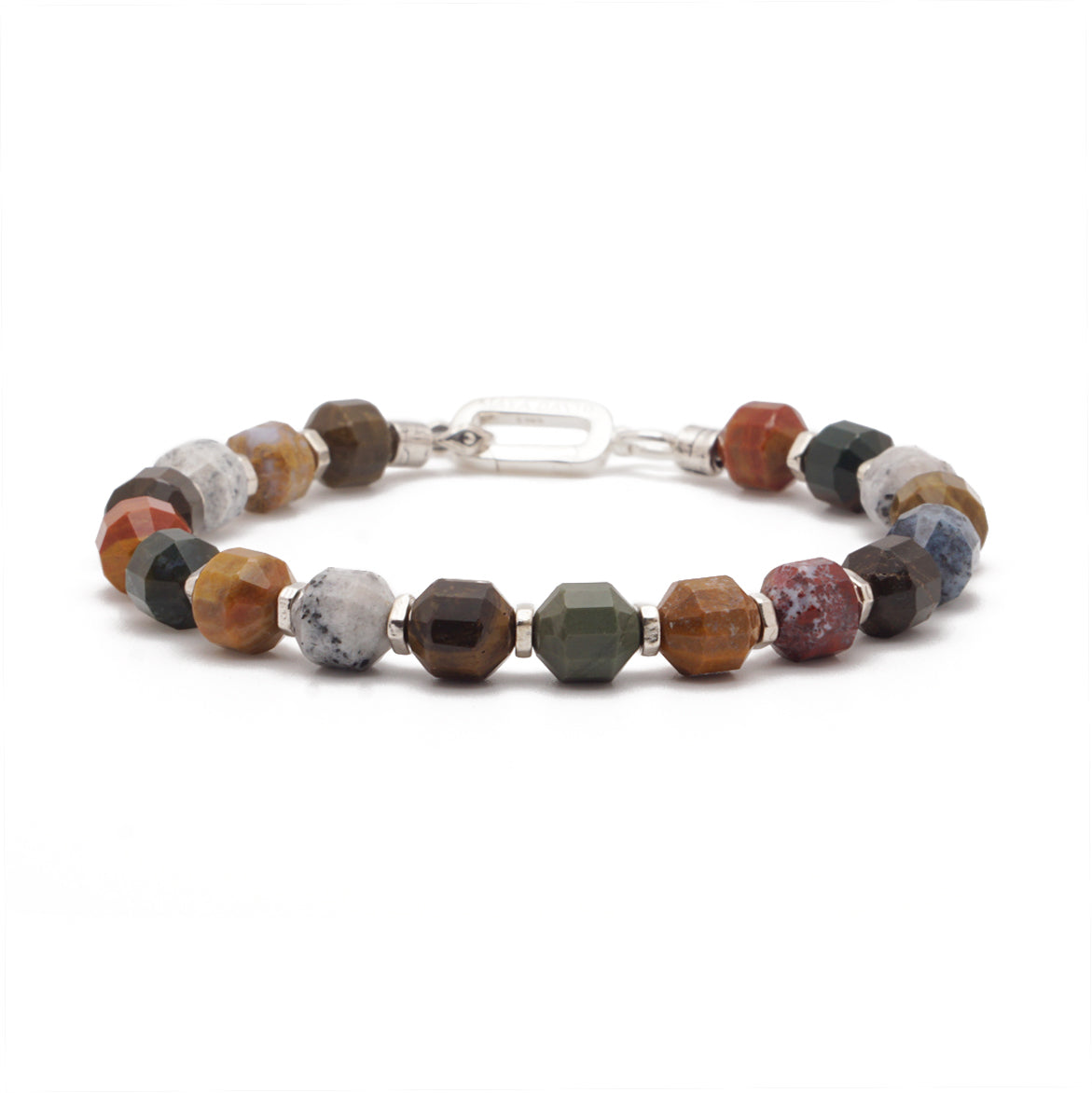 Voyager Bracelet | Ocean Jasper & Sterling Silver