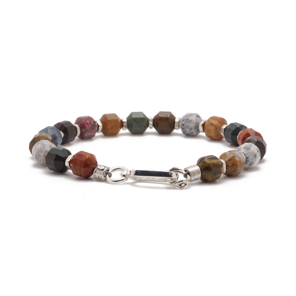 Voyager Bracelet | Ocean Jasper & Sterling Silver