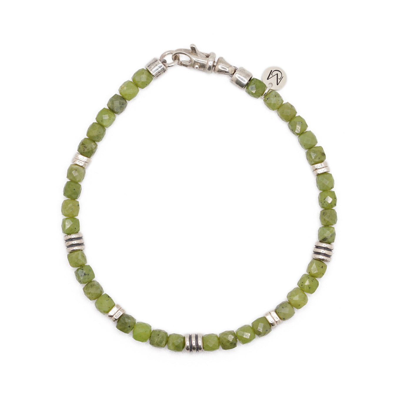 StoneWave Bracelet | Canadian Jade & Sterling Silver