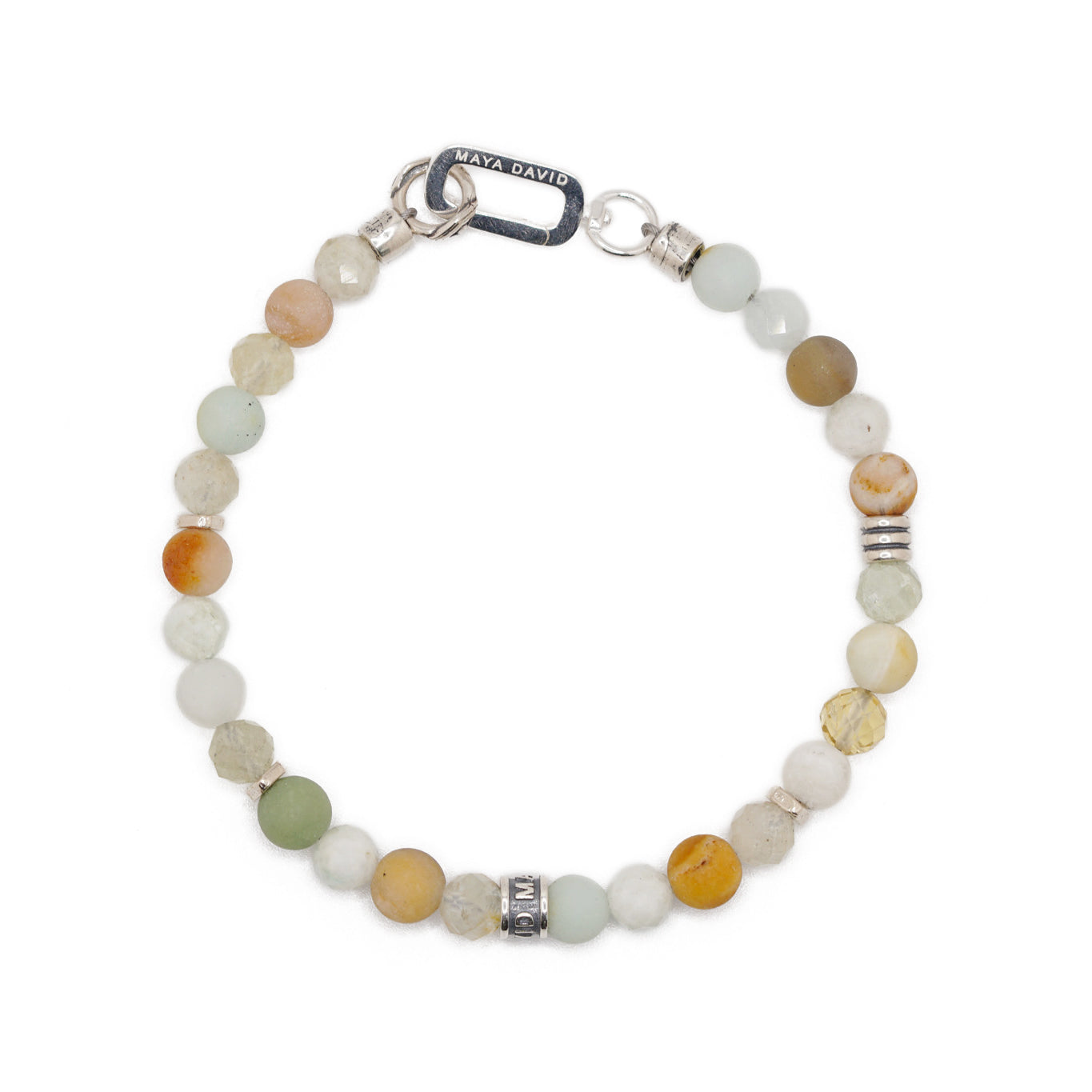 Shoreline Bracelet | Amazonite, Aquamarine & Sterling Silver