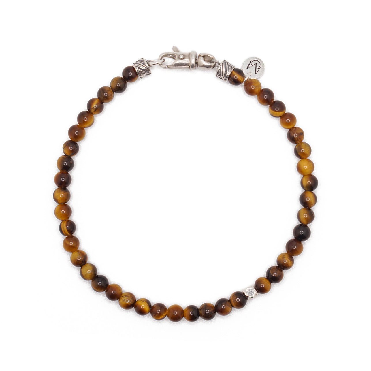 Tiger's Eye | Sterling Silver | 4mm