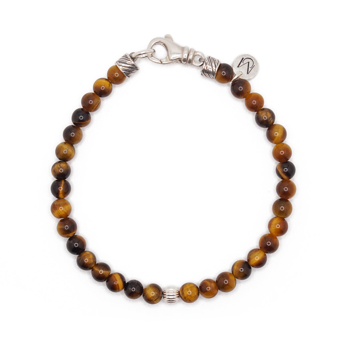 Refined Slim Bracelet | Tiger's Eye & Sterling Silver