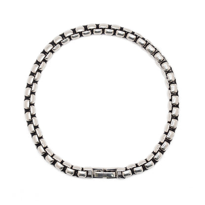 Box Chain Bracelet | Sterling Silver | 5mm