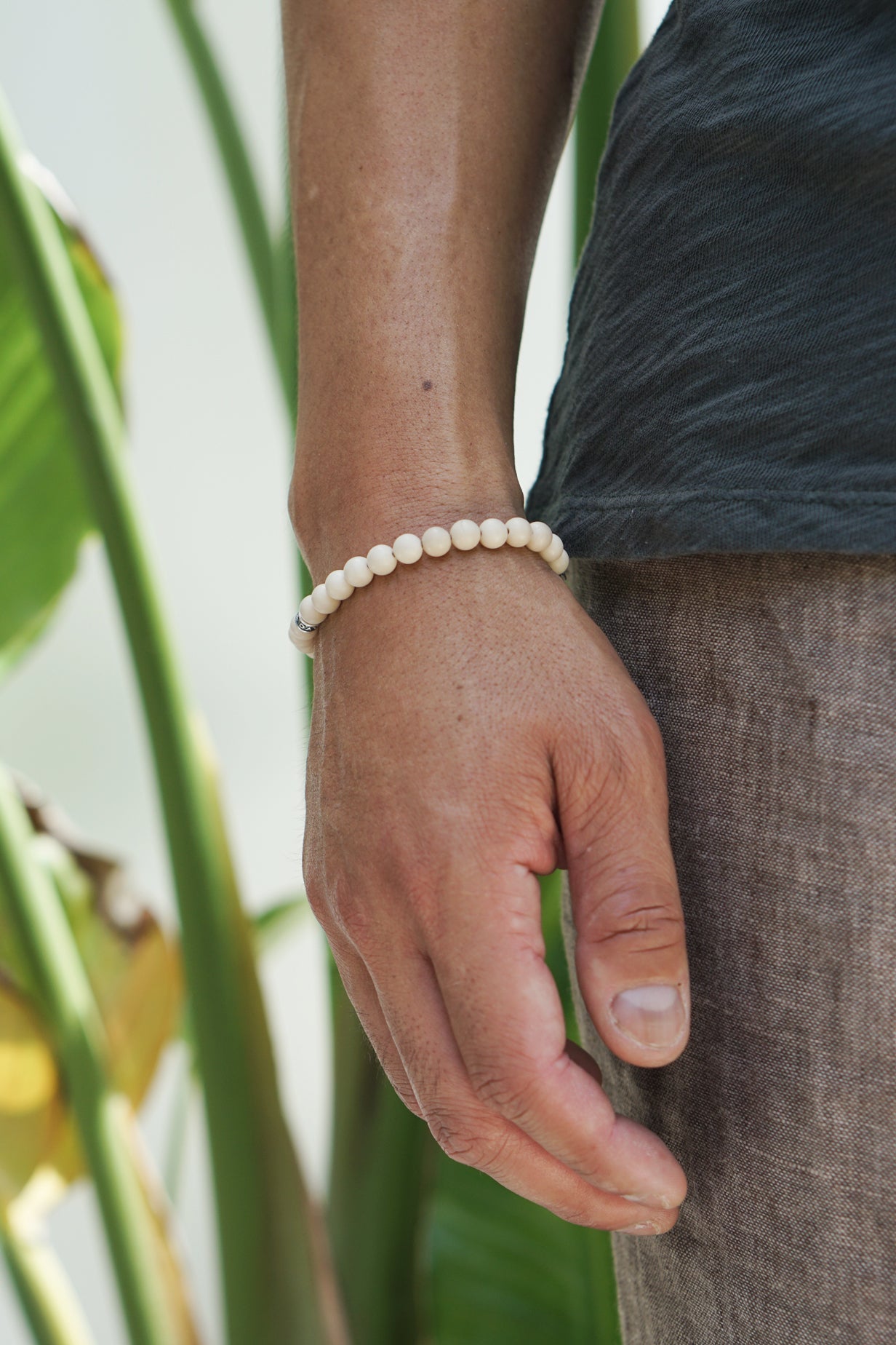 Signature Bracelet | Fossil Jasper & Sterling Silver