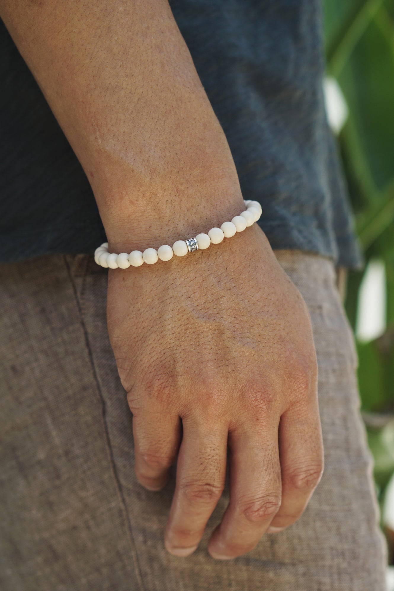 Signature Bracelet | Fossil Jasper & Sterling Silver