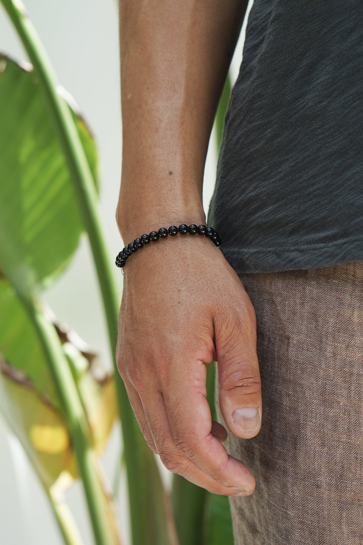 Crossroads Bracelet | Onyx & Sterling Silver