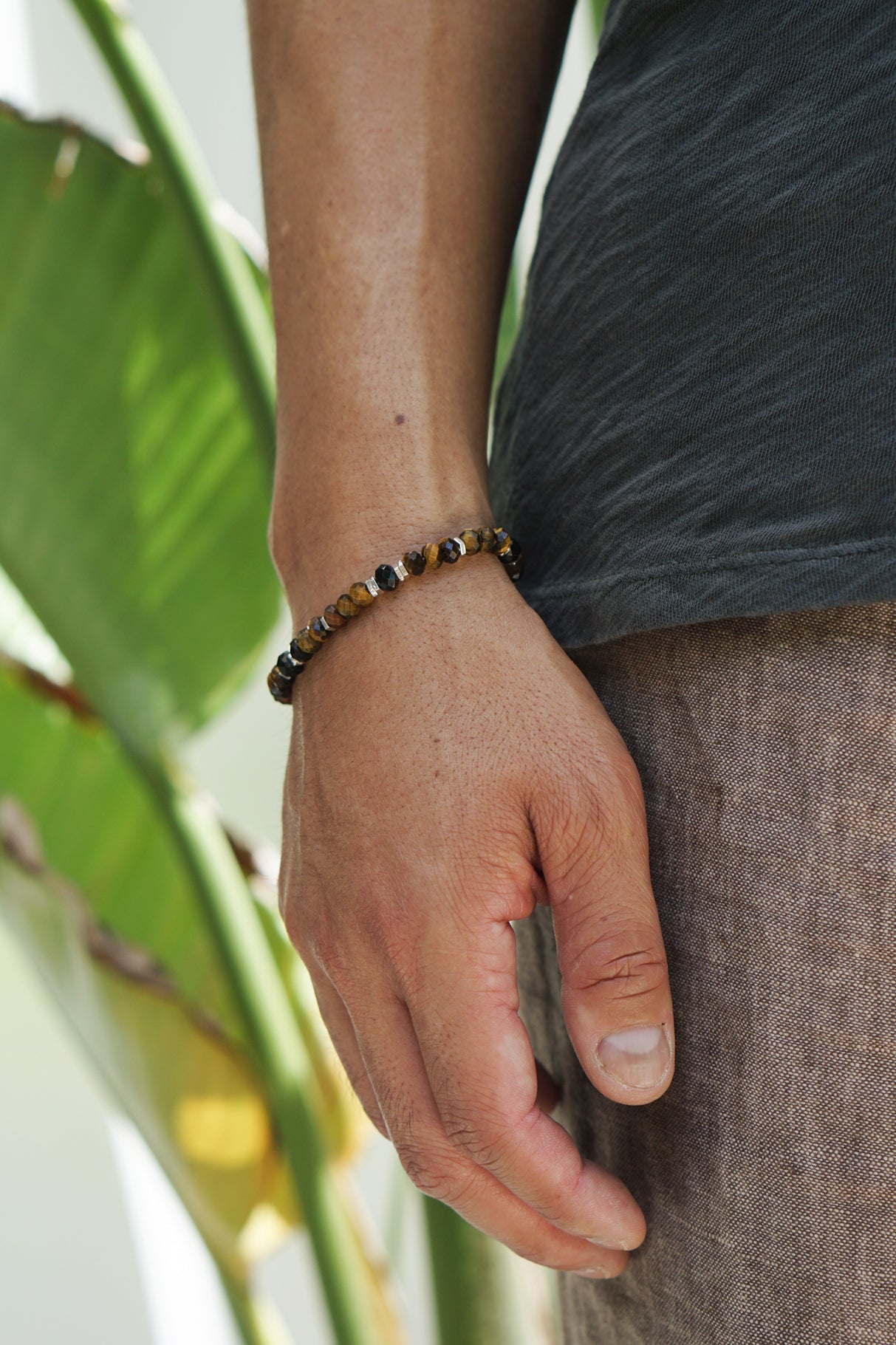 Legacy Bracelet | Tiger's Eye, Black Spinel & Sterling Silver