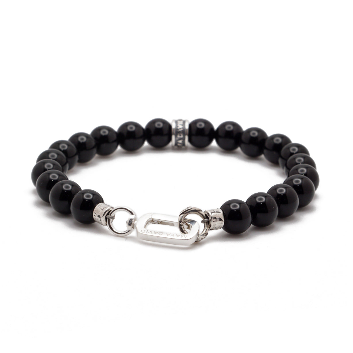 Signature Bold Bracelet | Onyx & Sterling Silver