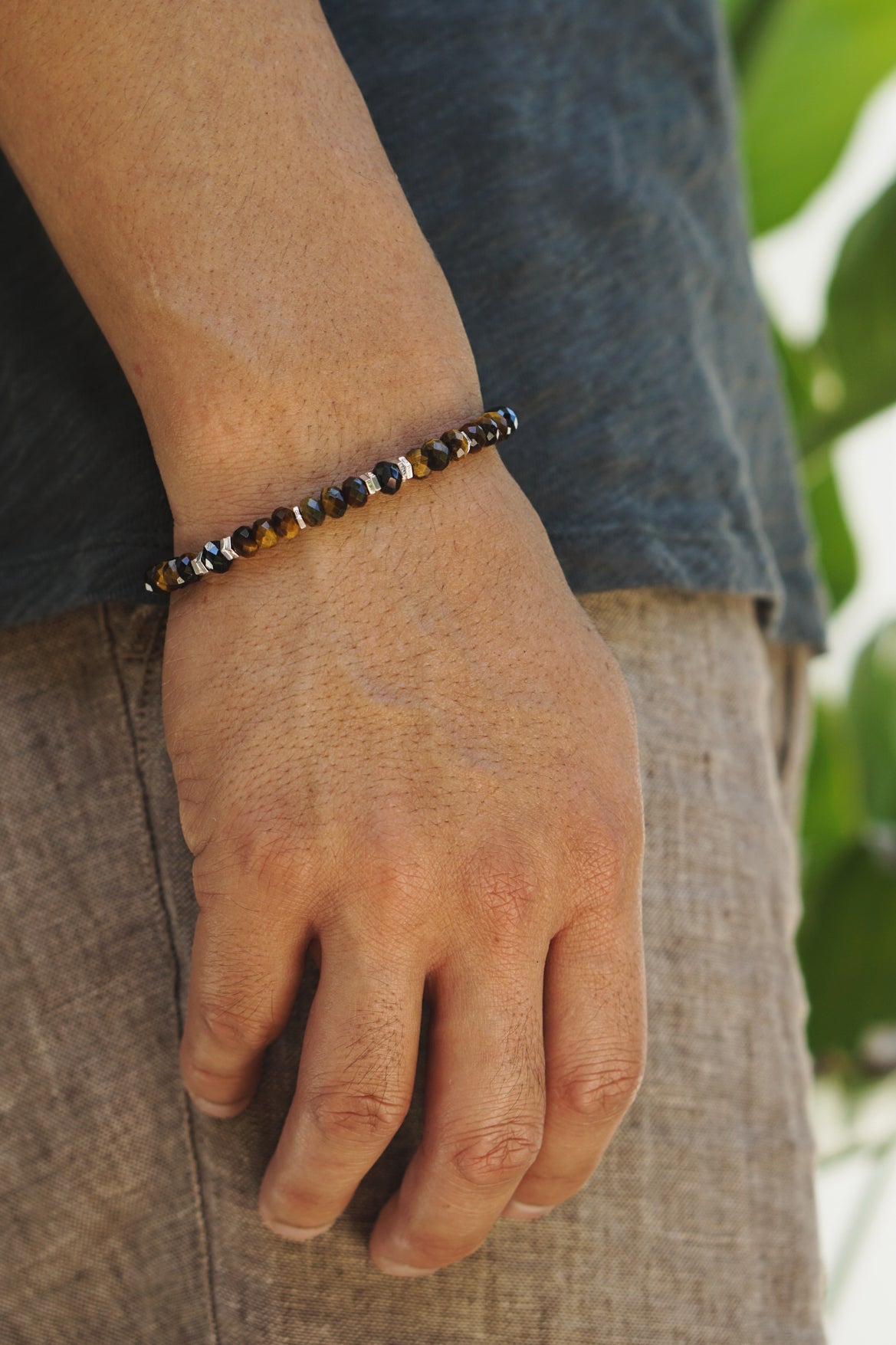 Legacy Bracelet | Tiger's Eye, Black Spinel & Sterling Silver