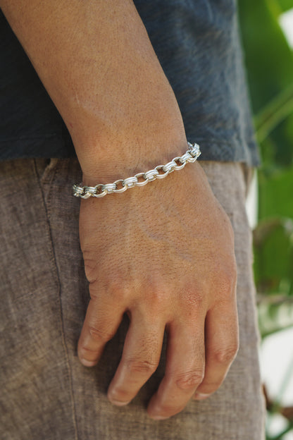 Chain Link Bracelet | Sterling Silver | 8mm