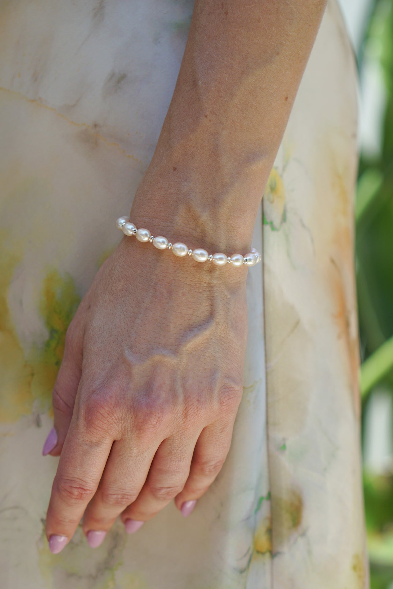 Cascade Pearl Bracelet | Sterling Silver