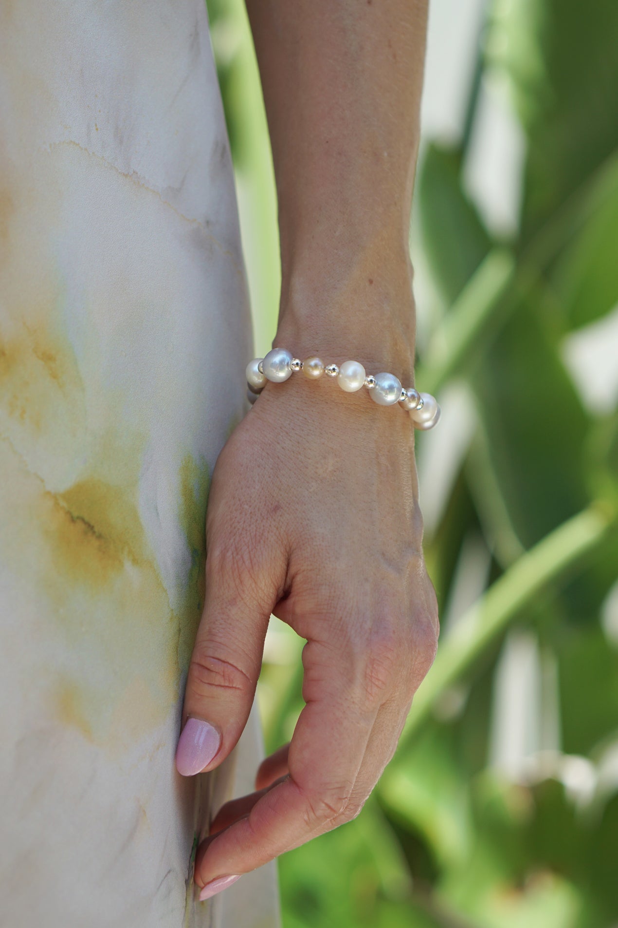 Luna Pearl Bracelet | Sterling Silver