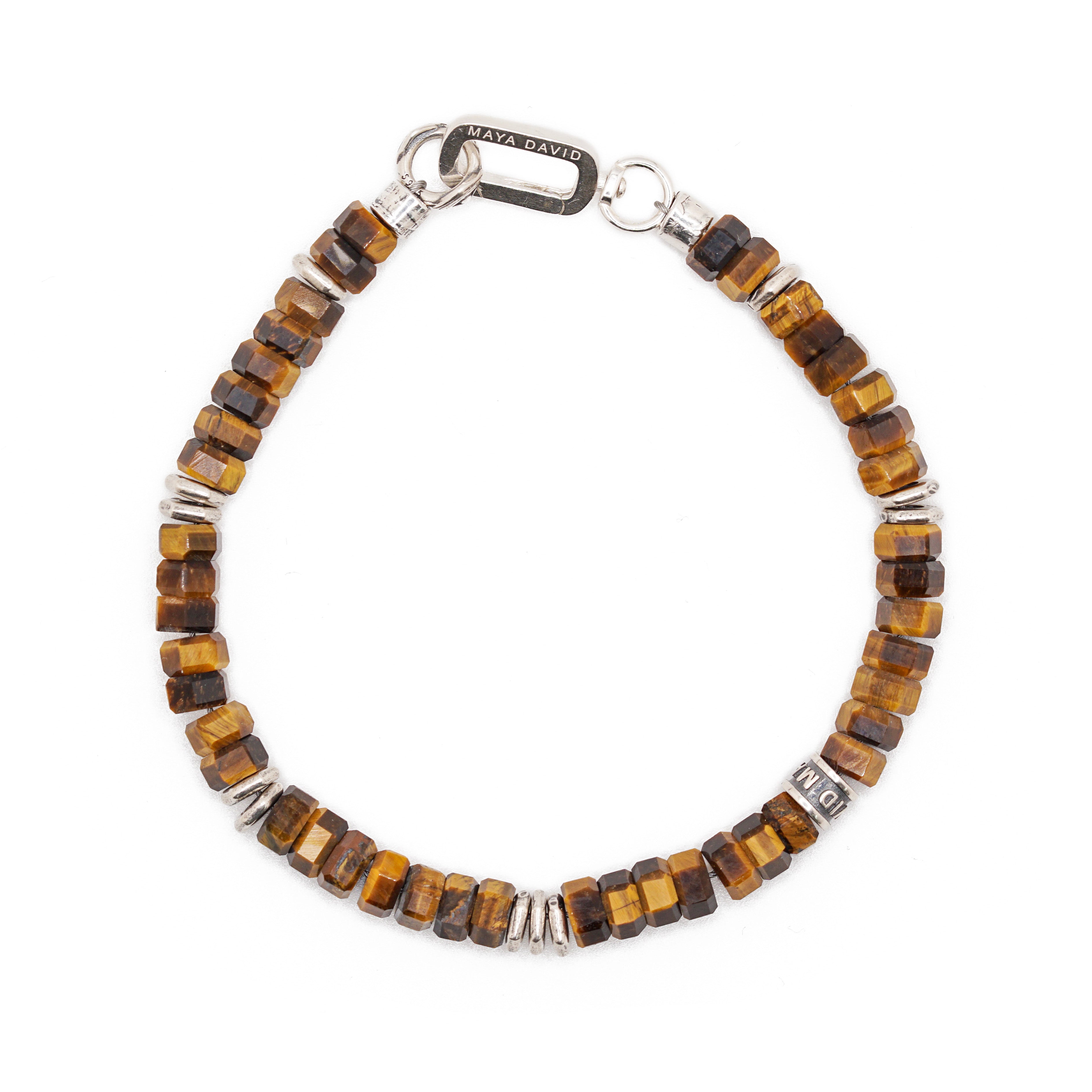 Verge Bracelet | Tiger's Eye & Sterling Silver