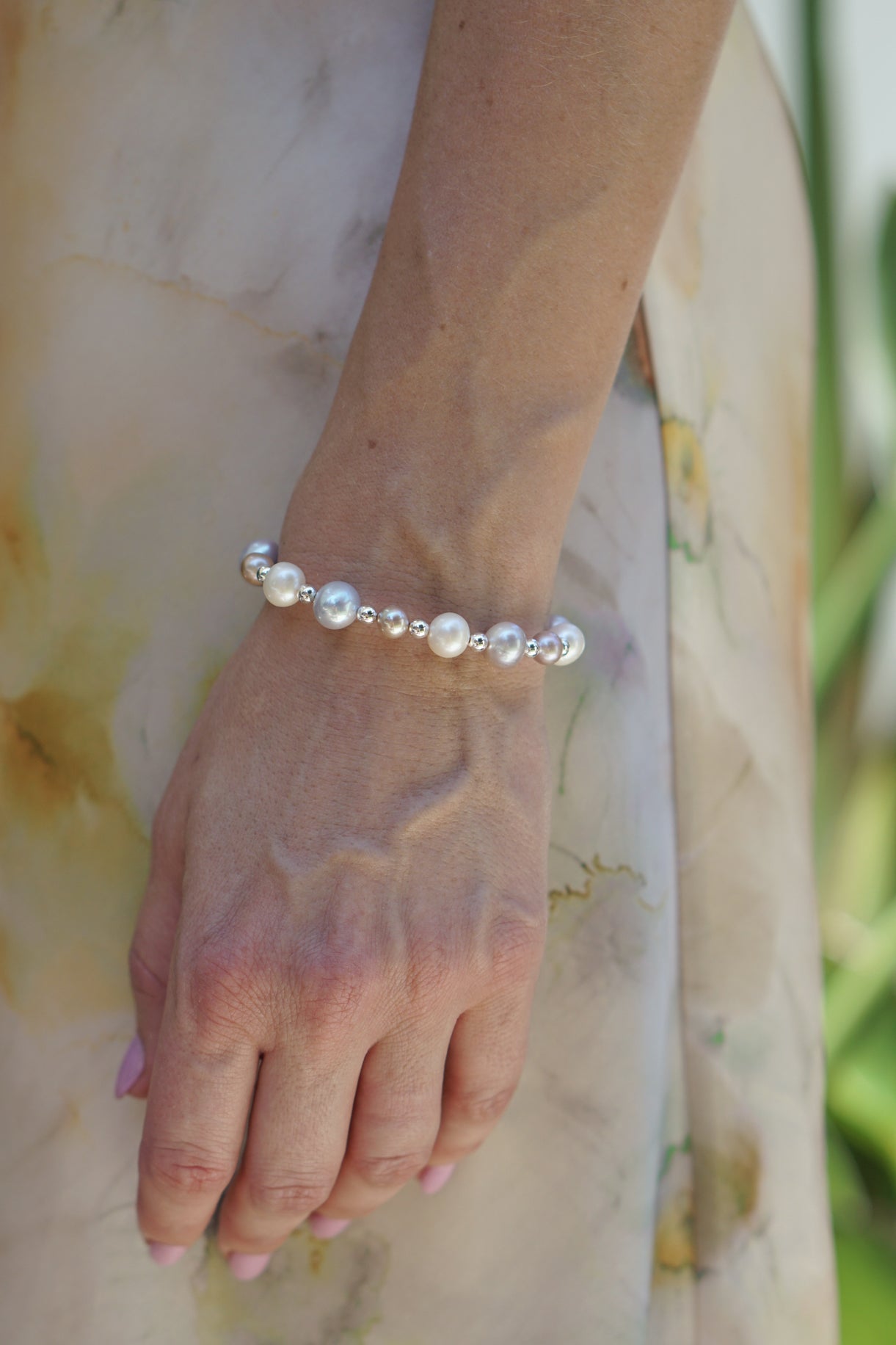 Luna Pearl Bracelet | Sterling Silver