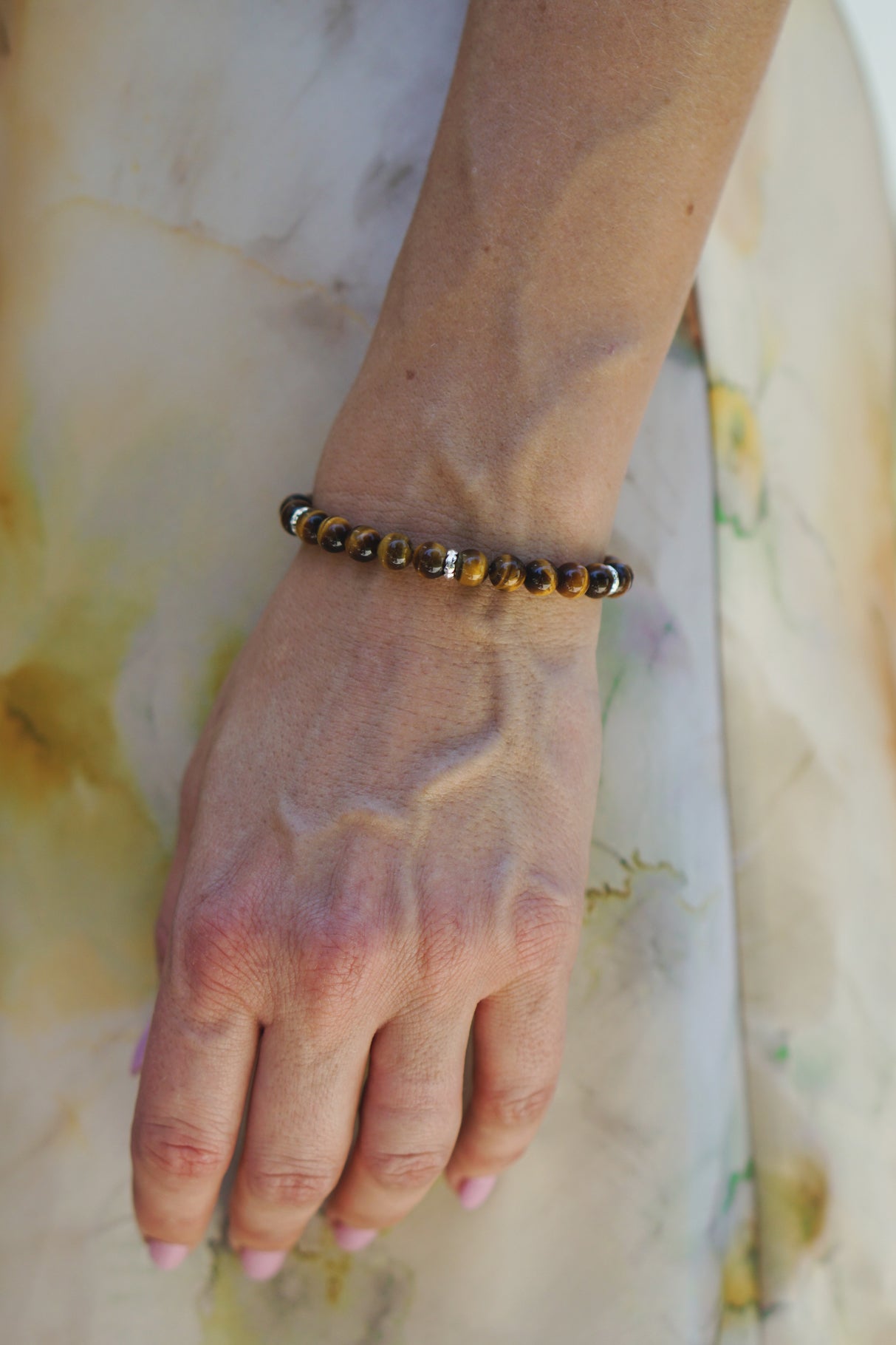 Refined Signature Bracelet | Tiger's Eye & Sterling Silver