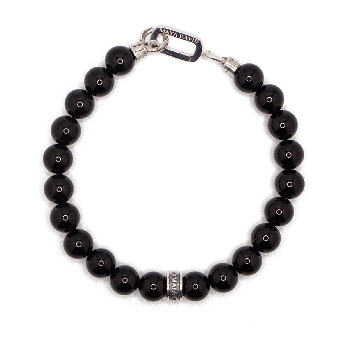 Signature Bold Bracelet | Onyx & Sterling Silver