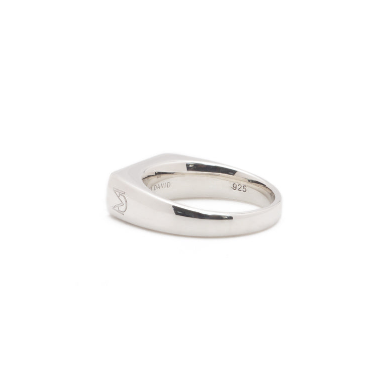 Signal Ring | Onyx & Sterling Silver