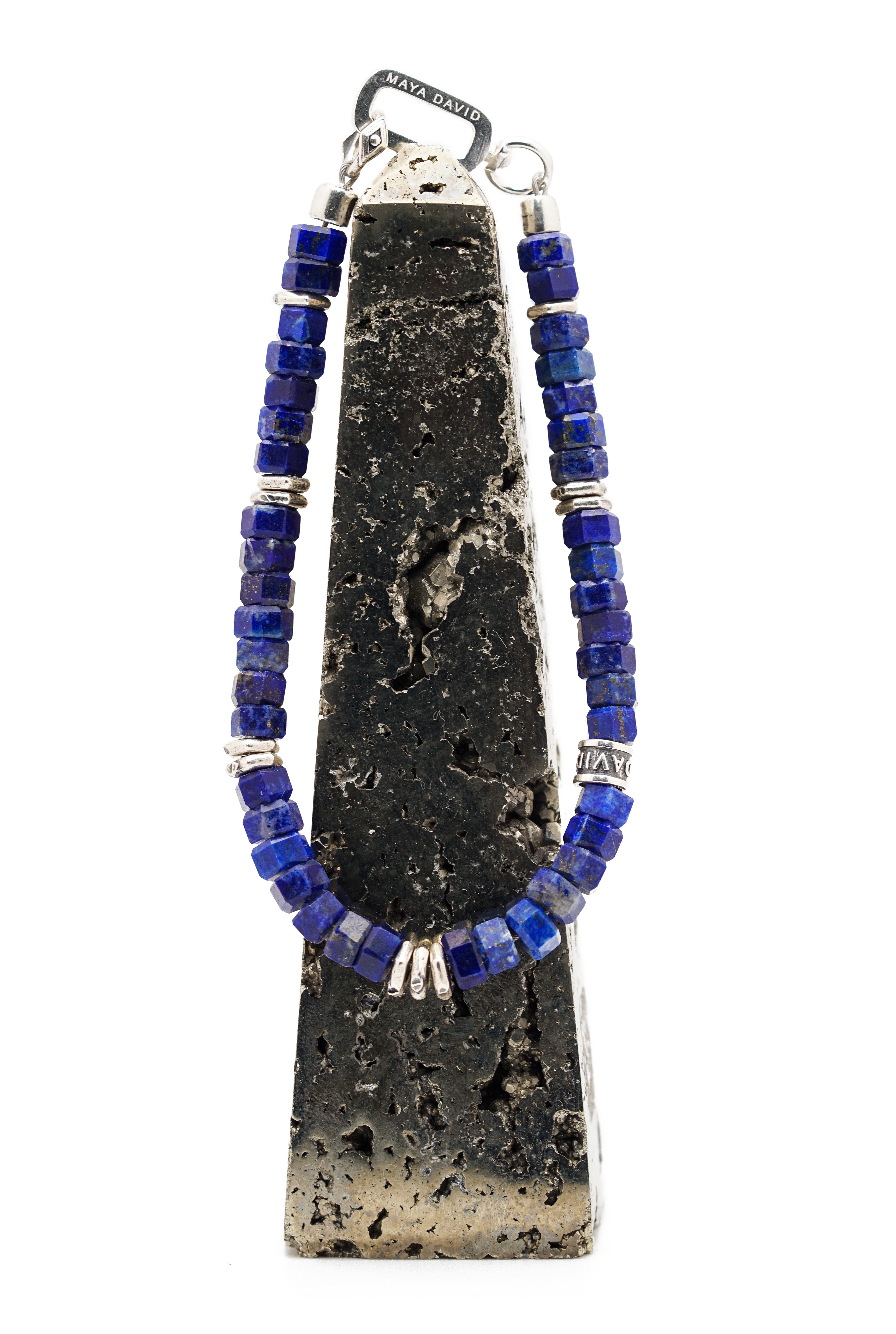 Verge Bracelet | Lapiz Lazuli & Sterling Silver