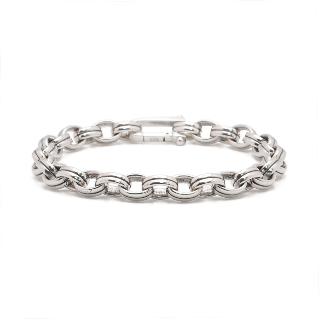 Chain Link Bracelet | Sterling Silver | 8mm