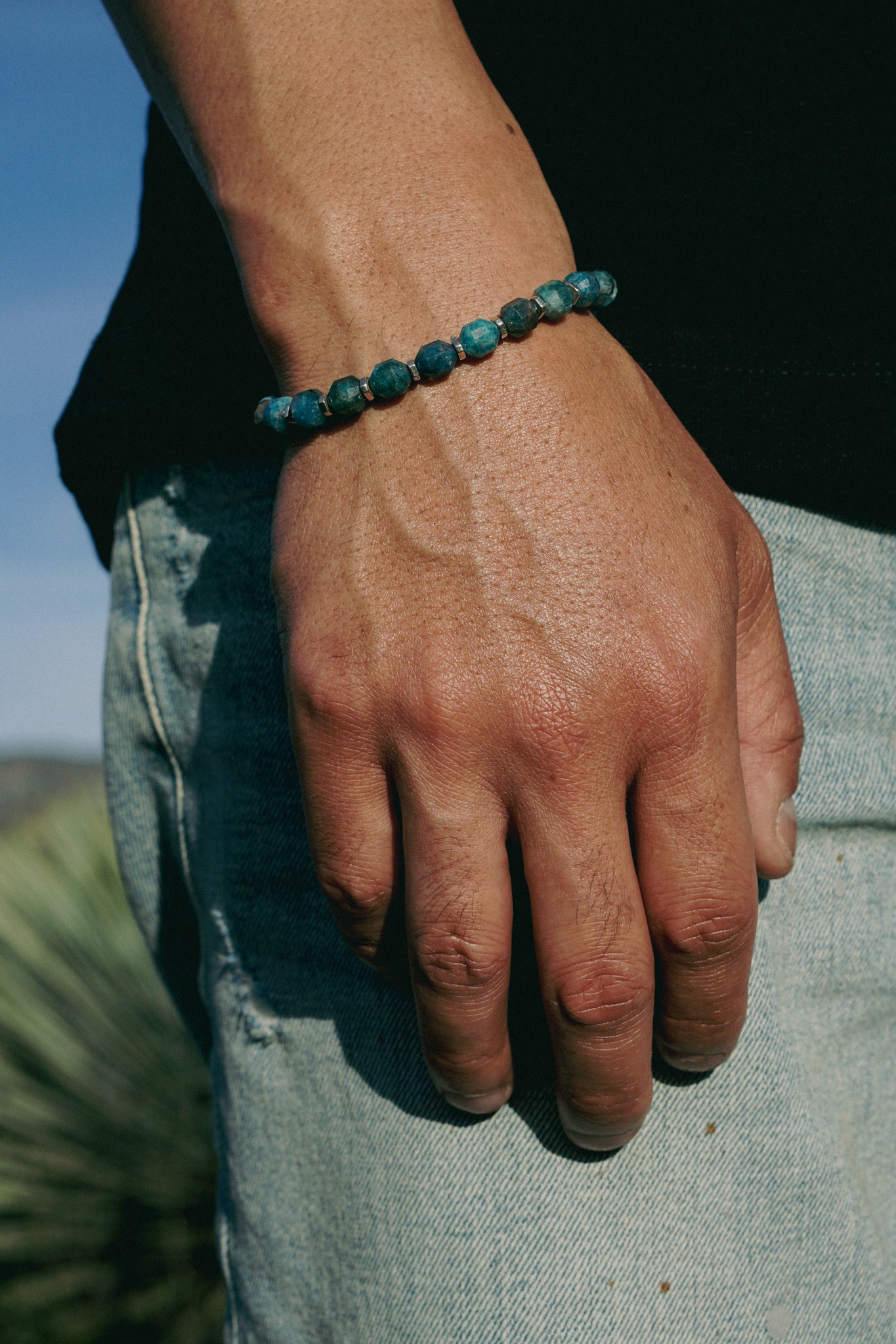 Tidewalker Bracelet | Apatite & Sterling Silver