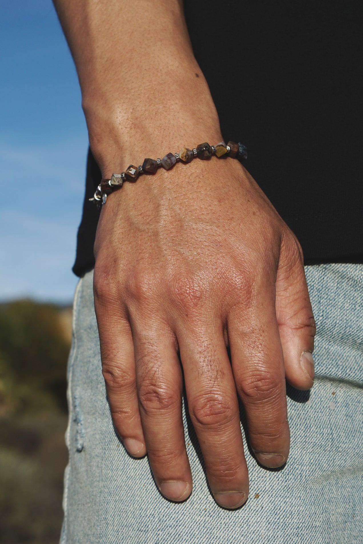 Talon Bracelet | Pietersite & Sterling Silver