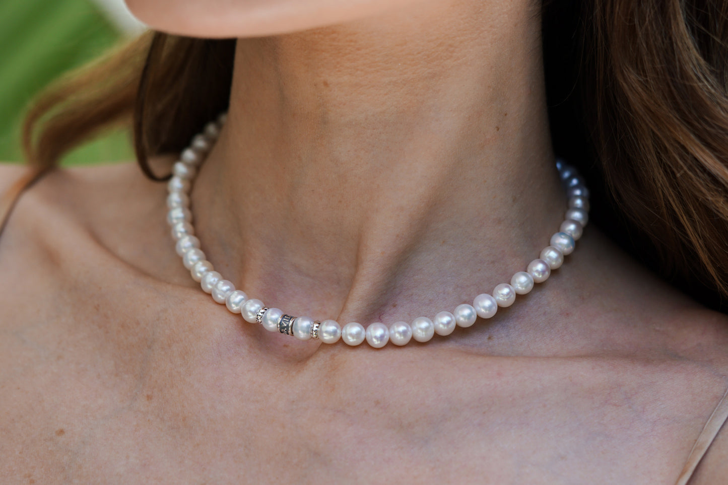 Freshwater Pearl Necklace | Sterling Silver