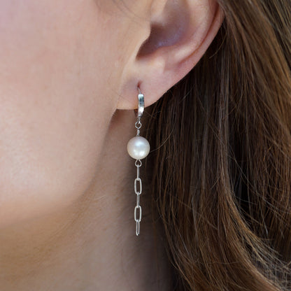 Pearl Earrings | Sterling Silver