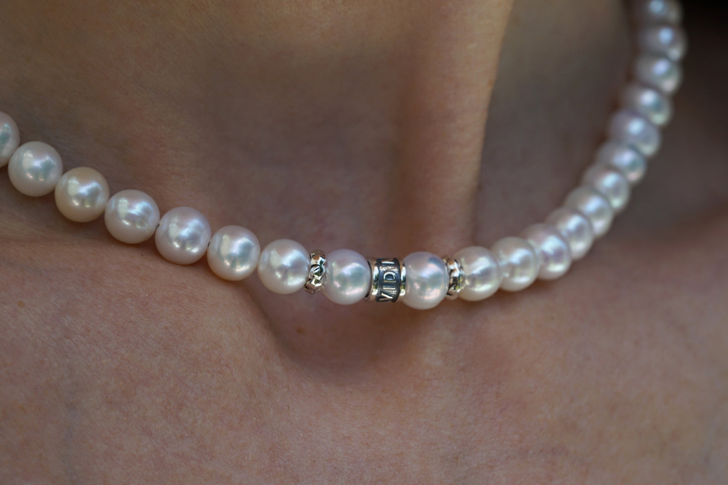 Freshwater Pearl Necklace | Sterling Silver