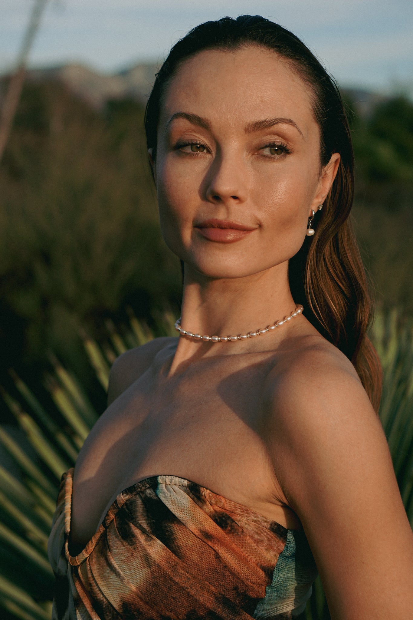 Cascade Pearl Necklace | Sterling Silver