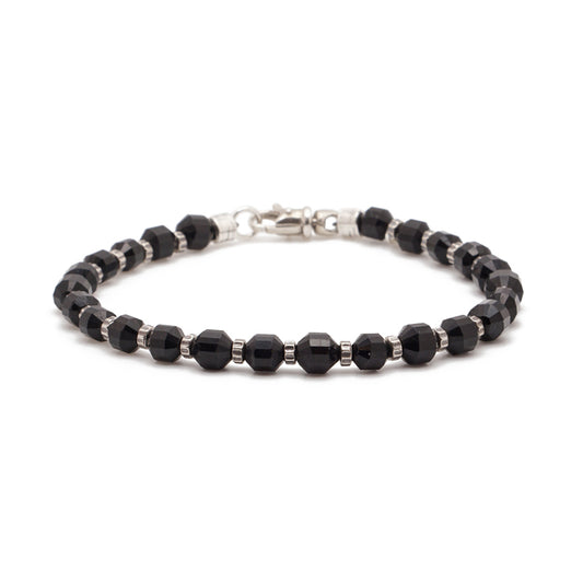 Black Tourmaline | Sterling Silver | 6mm